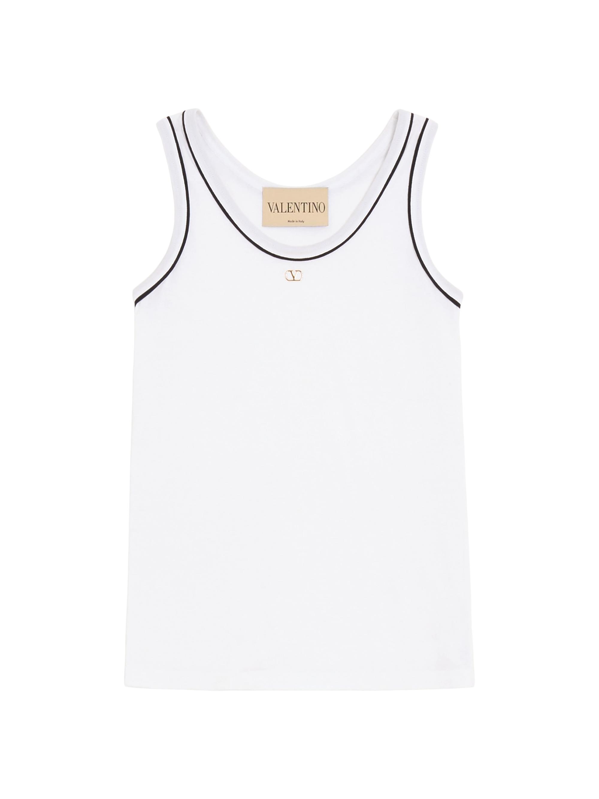 Valentino Garavani Women's Cotton Jersey Top - White