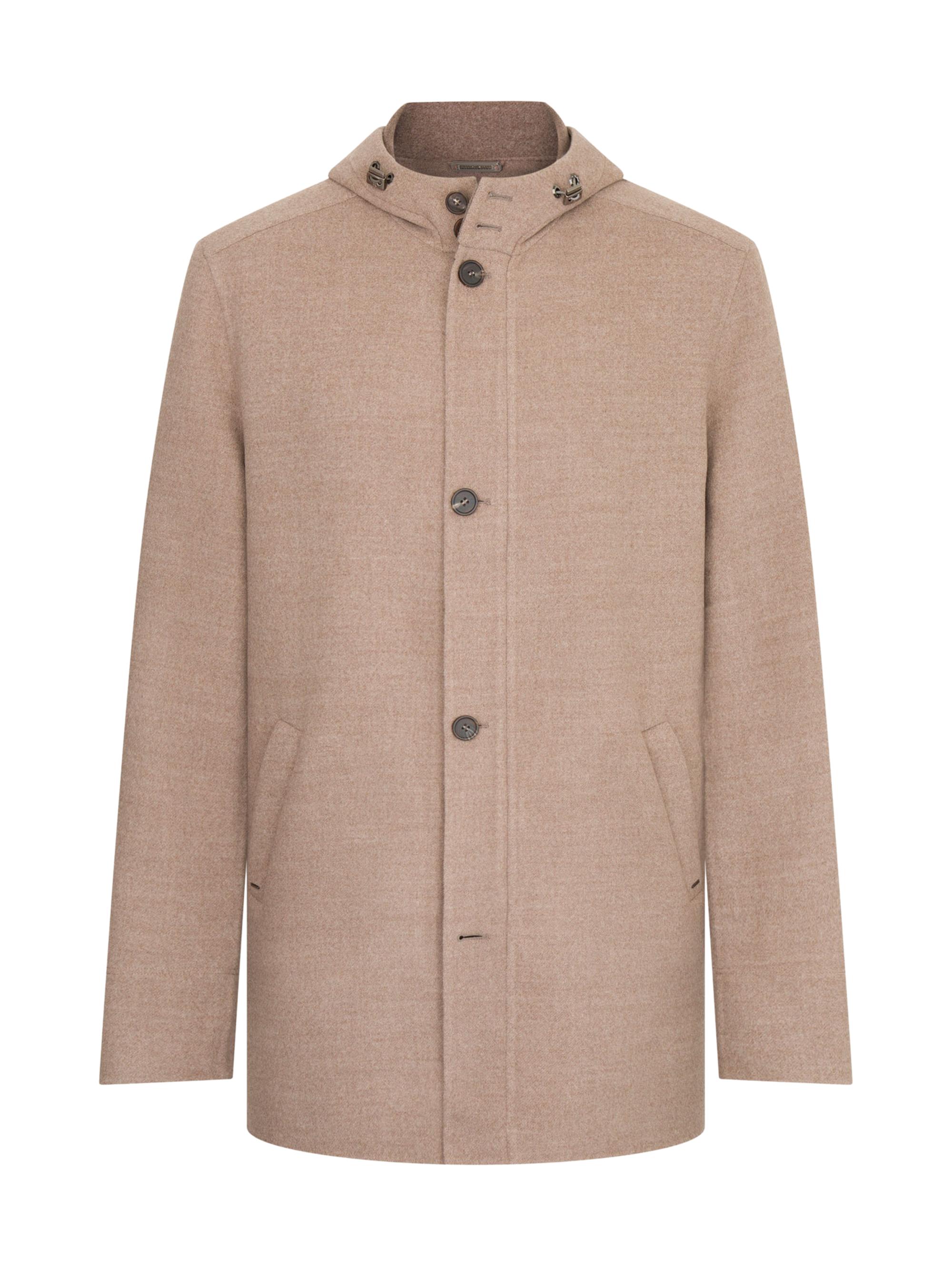 Stefano Ricci Men's Hooded Field Jacket - Beige