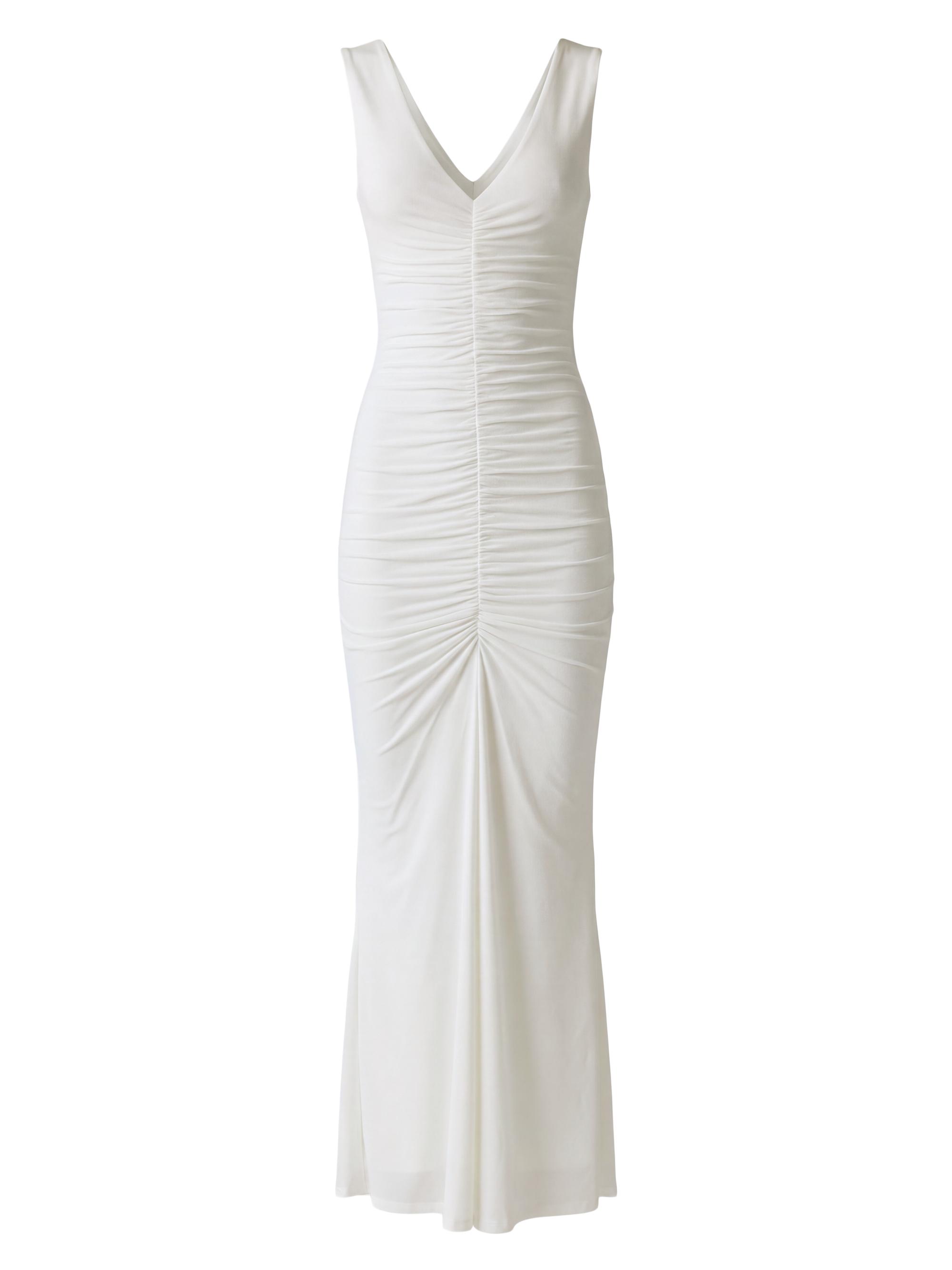Inez Sleeveless V-Neck Ruched Maxi Dress