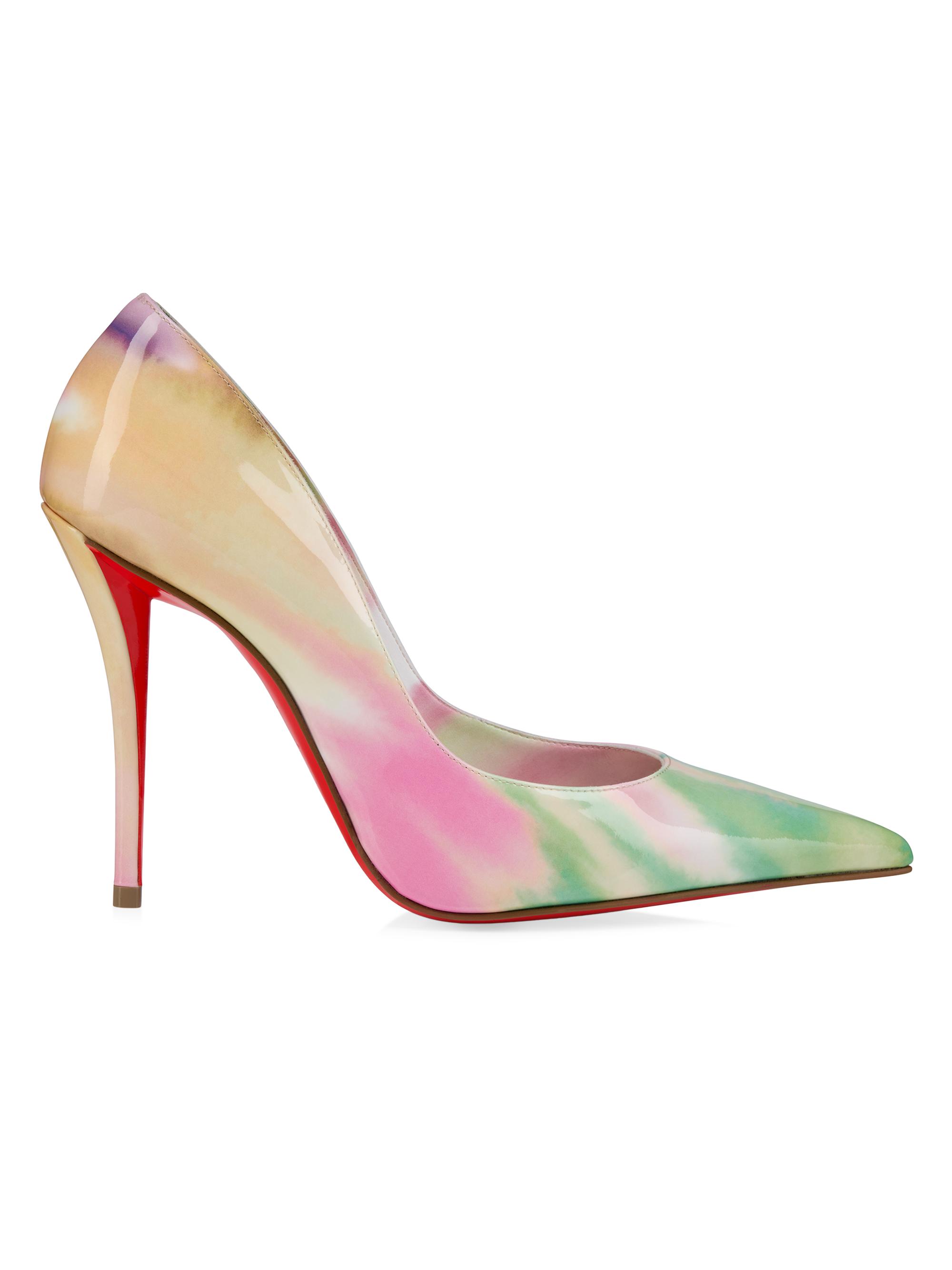 Christian Louboutin Women's Miss Z 100MM Patent Leather Pumps - Women's Clothing