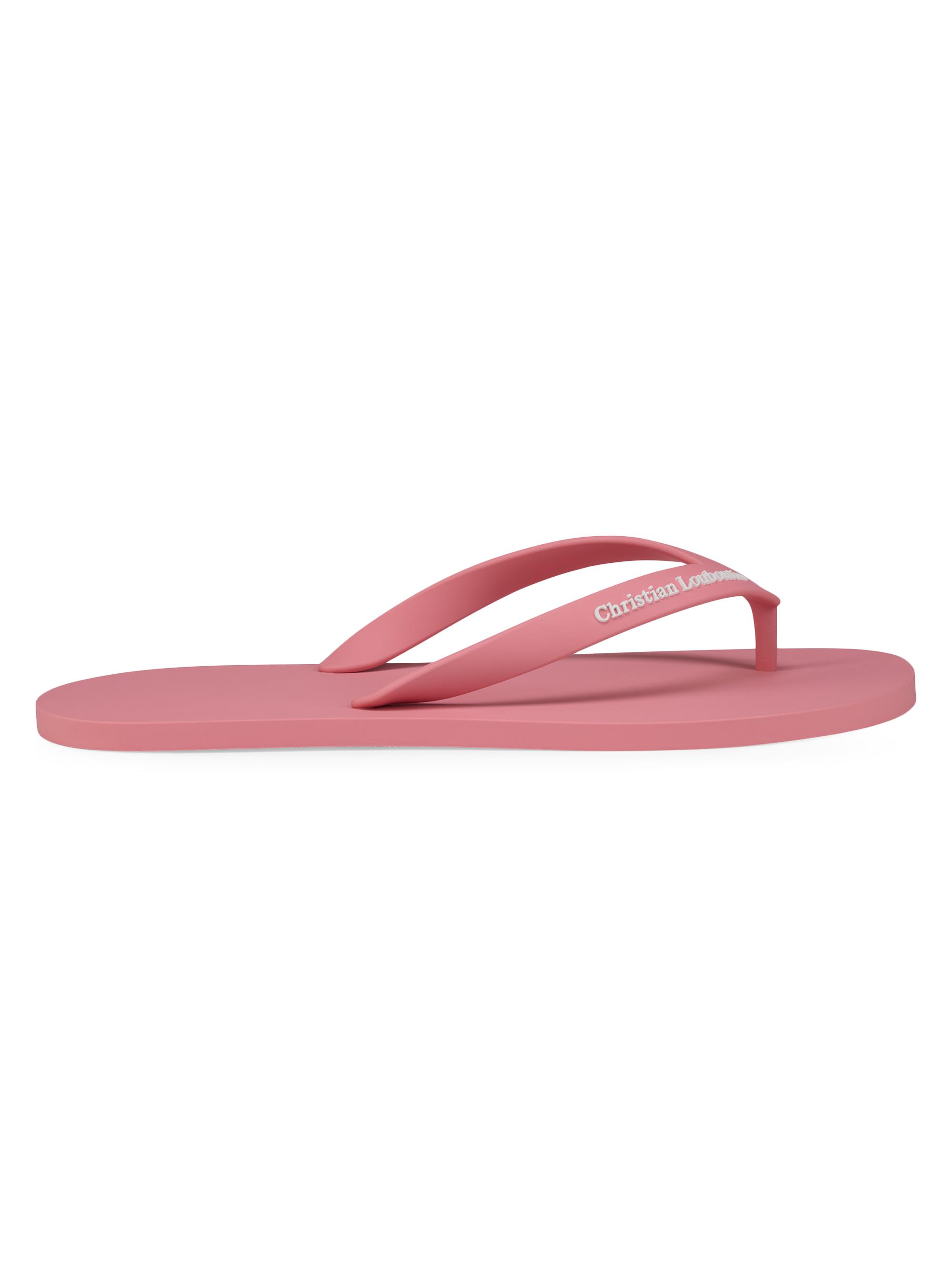 Christian Louboutin Men's Summer Rubber Thong Sandals - Bon Bon