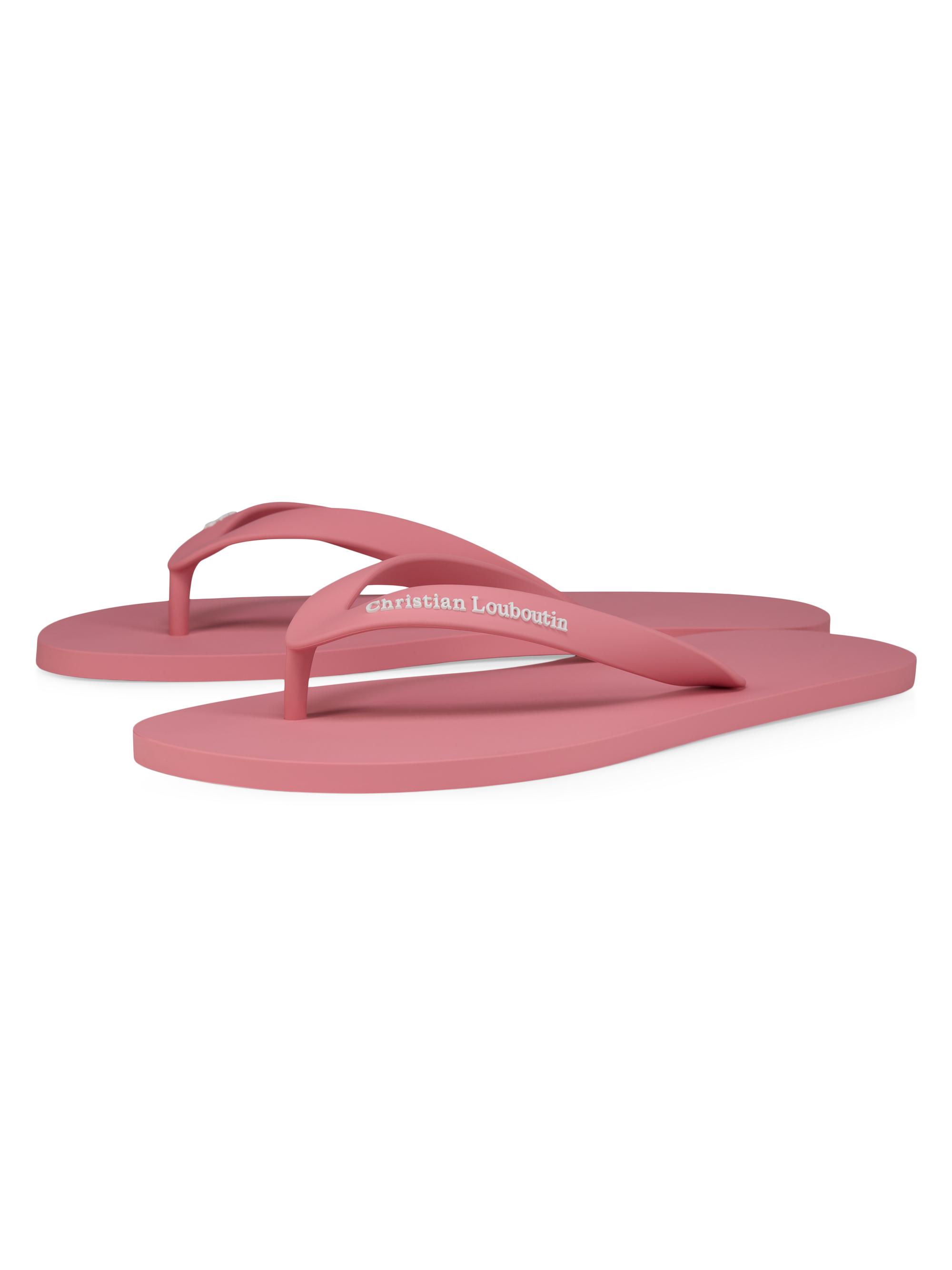Christian Louboutin Men's Summer Rubber Thong Sandals - Bon Bon | Thumbnail 2