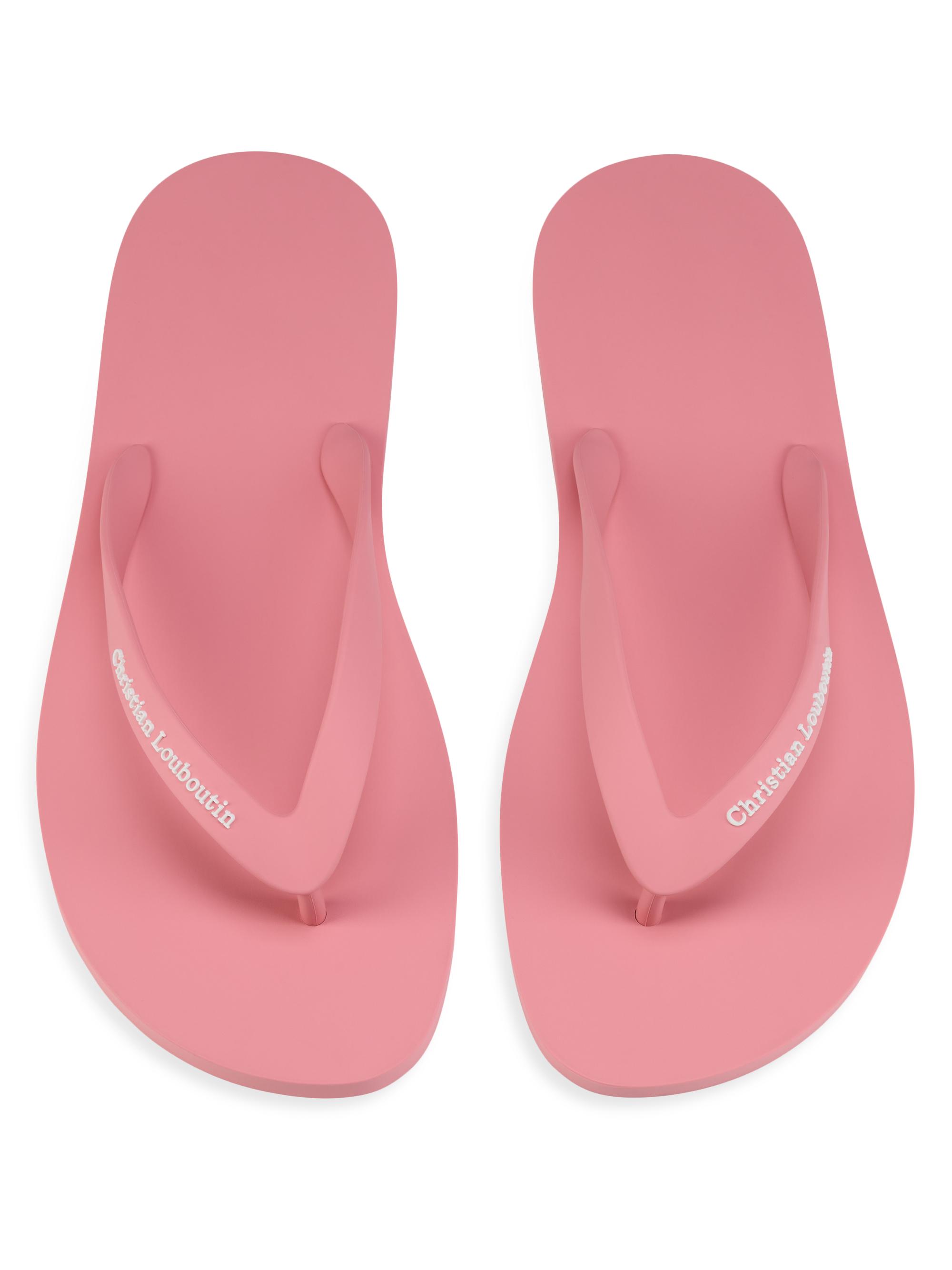 Christian Louboutin Men's Summer Rubber Thong Sandals - Bon Bon | Thumbnail 4