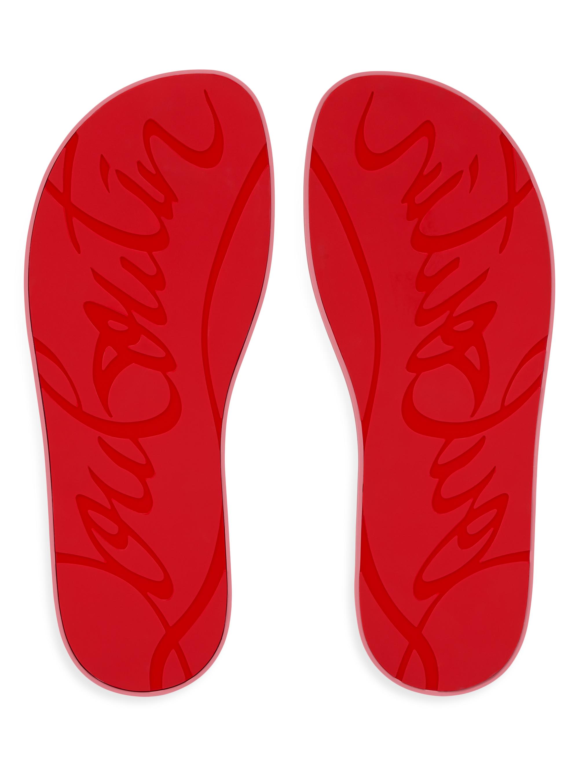 Christian Louboutin Men's Summer Rubber Thong Sandals - Bon Bon | Thumbnail 5