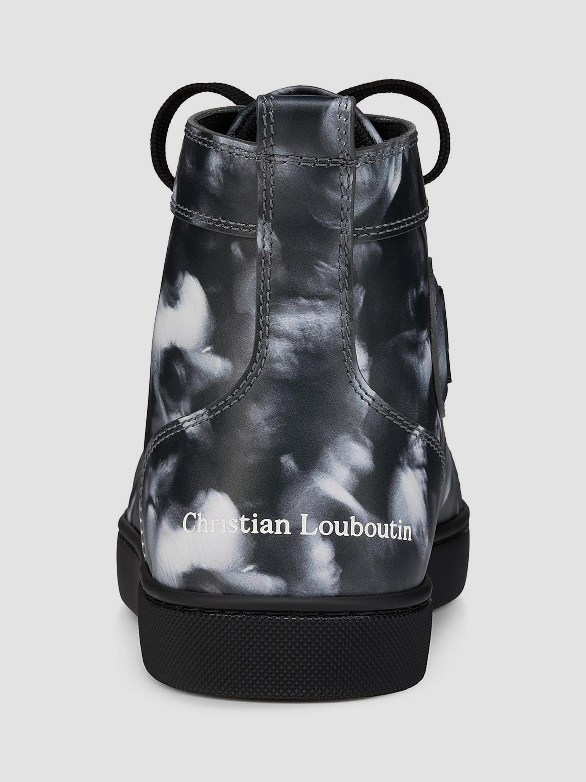 Christian Louboutin CASANOPUMP レザー シューズ Christian Louboutin Louis Canopy Leather High-Top Sneakers | Saks