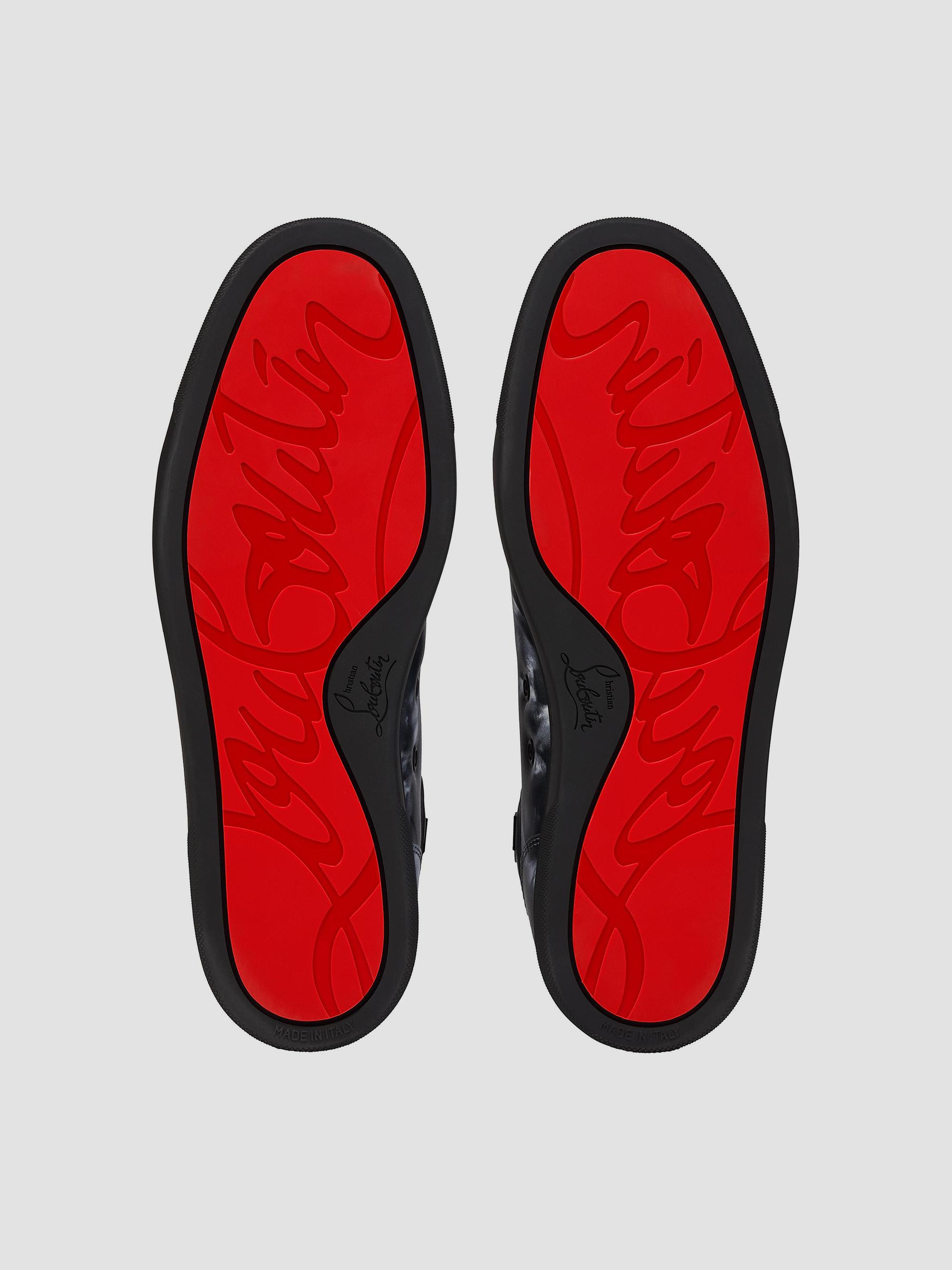 Christian Louboutin Louis Canopy Leather High-Top Sneakers | Saks