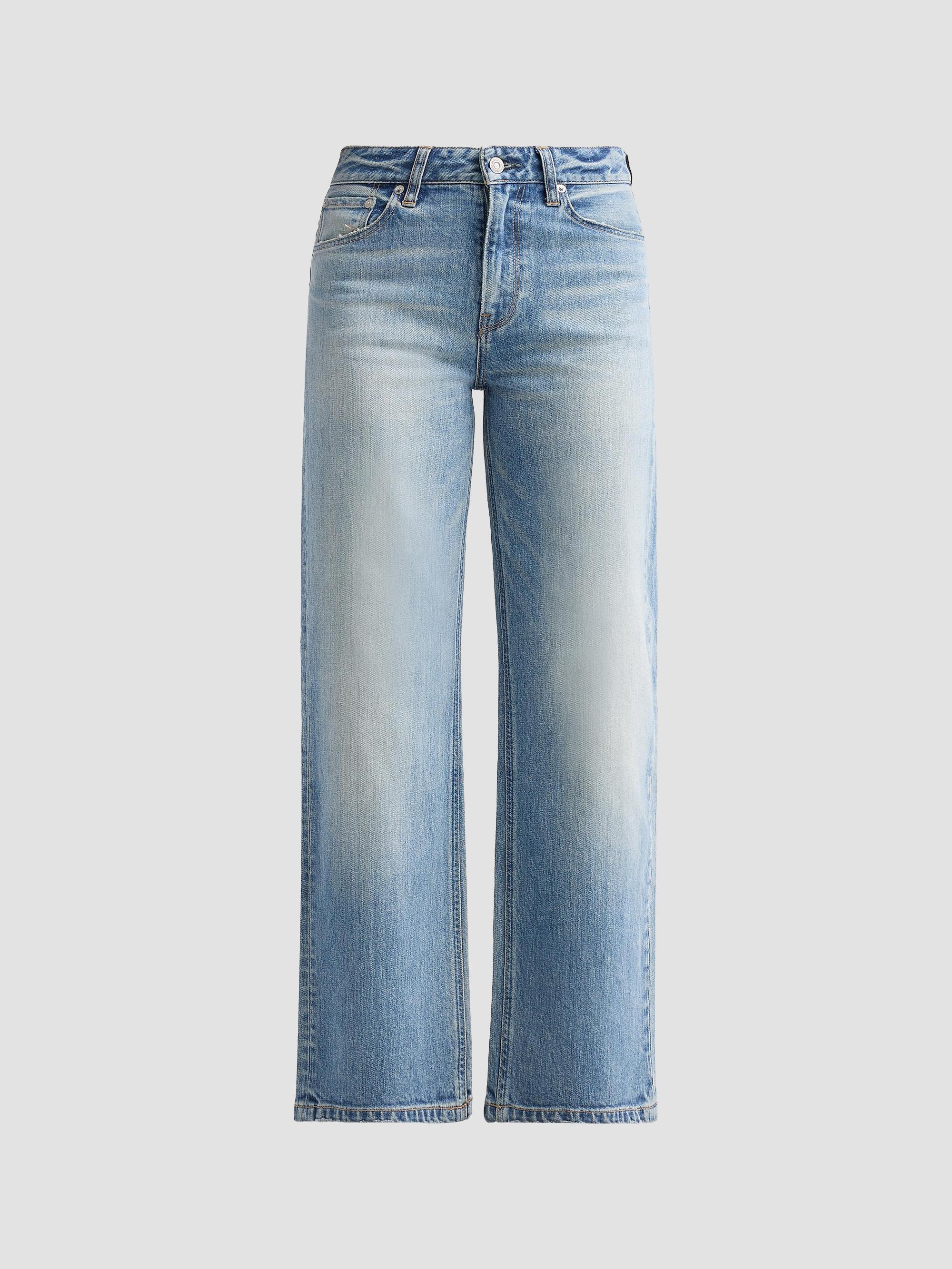 Moussy Vintage Ensley Slim-Straight Low-Rise Jeans | Saks Fifth Avenue
