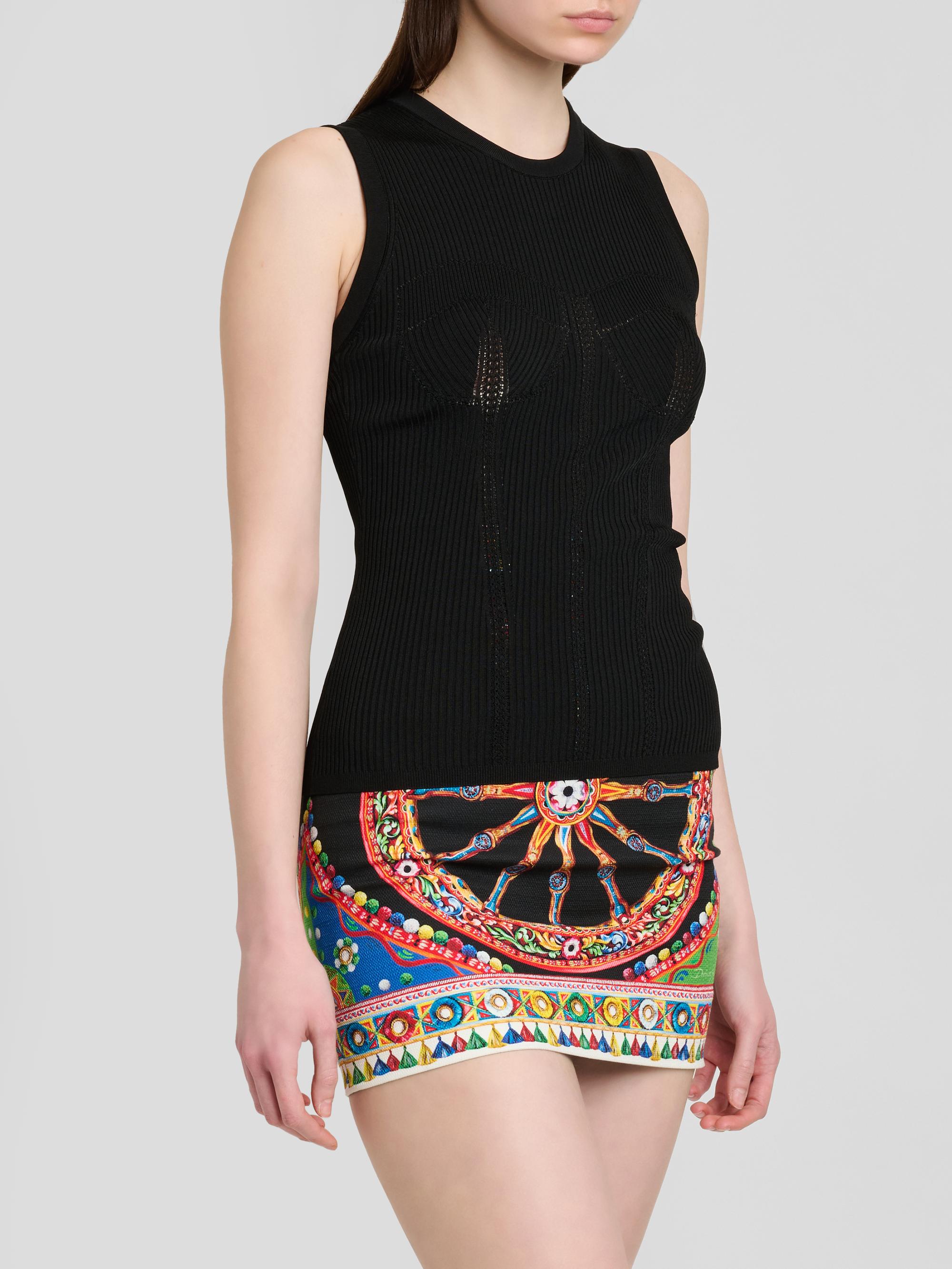 Dolce&Gabbana Mesh Tank | Saks Fifth Avenue