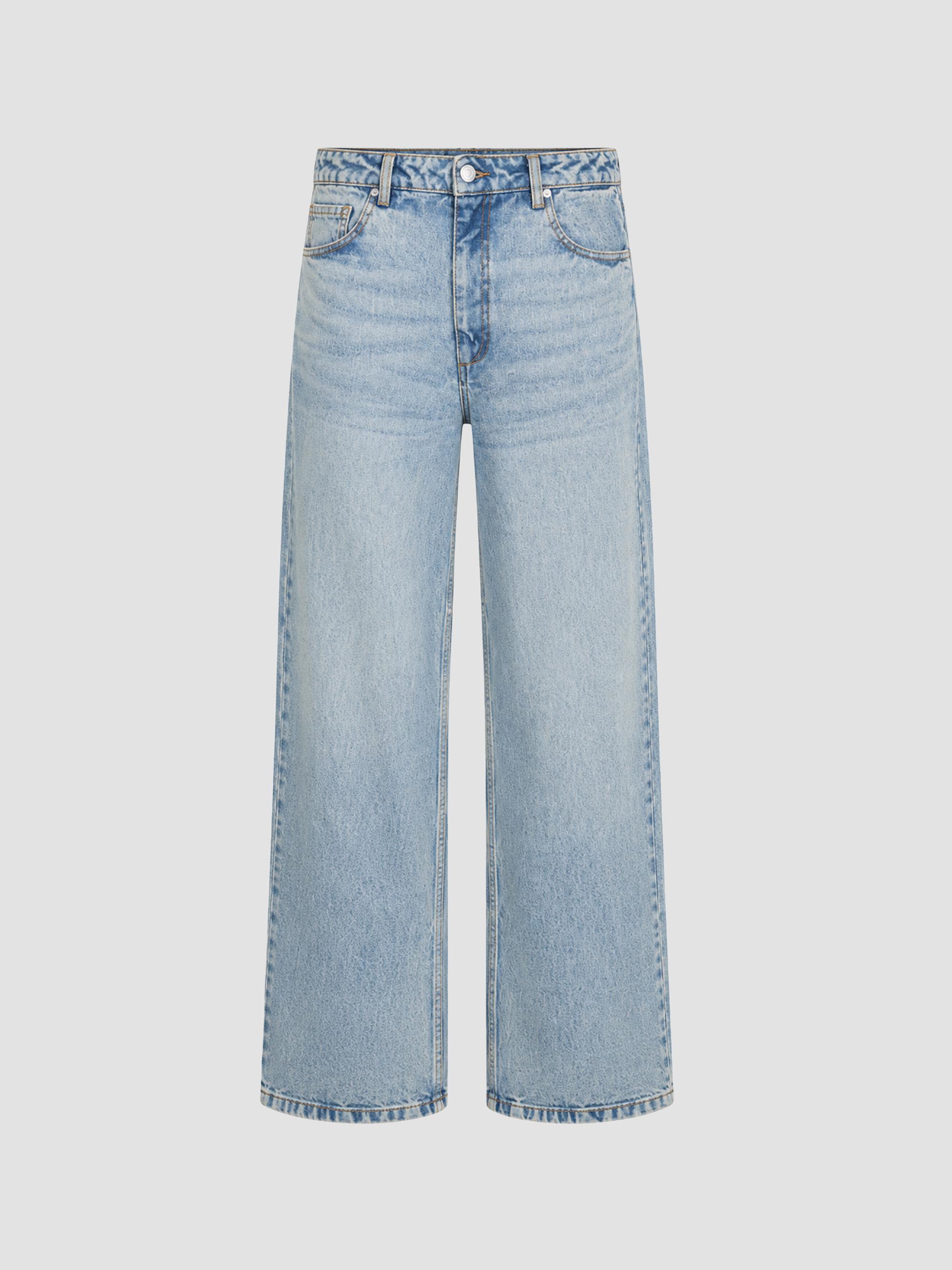 SEROYA Bond Sash Belt Baggy Jeans | Saks Fifth Avenue