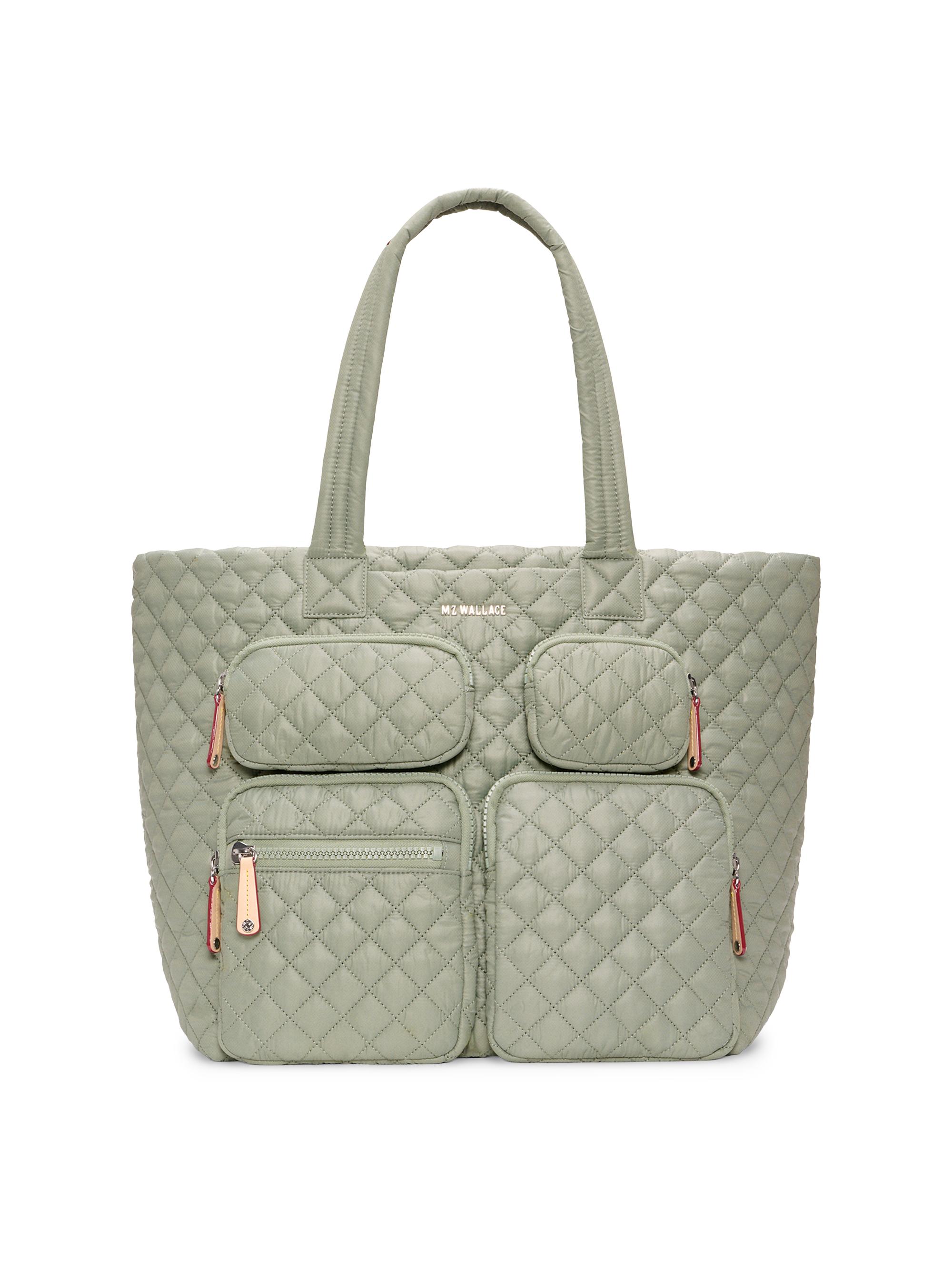 MZ Wallace Women's Metro  Quilted Travel Tote Bag - Agave Green