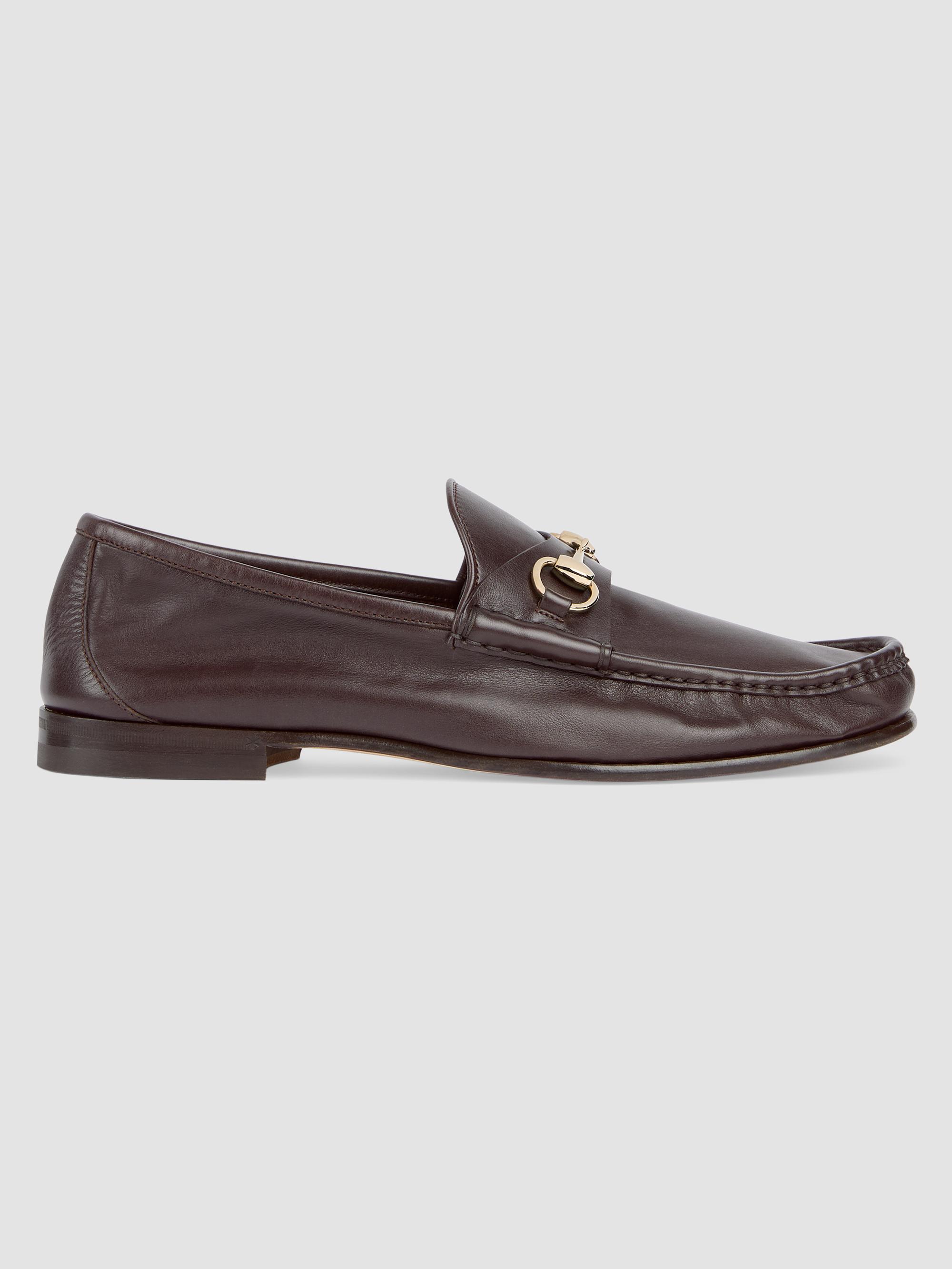 GUCCI ストライプデザイン ローファー　サイズ　41.5 Gucci 1953 Horsebit Leather Loafers | Saks Fifth Avenue