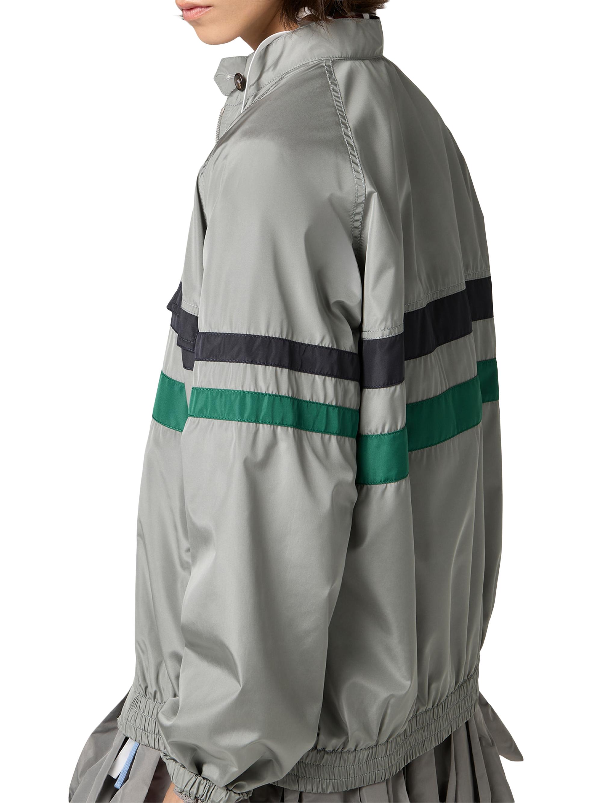 Miu Miu Technical Silk Blouson Jacket | Saks Fifth Avenue