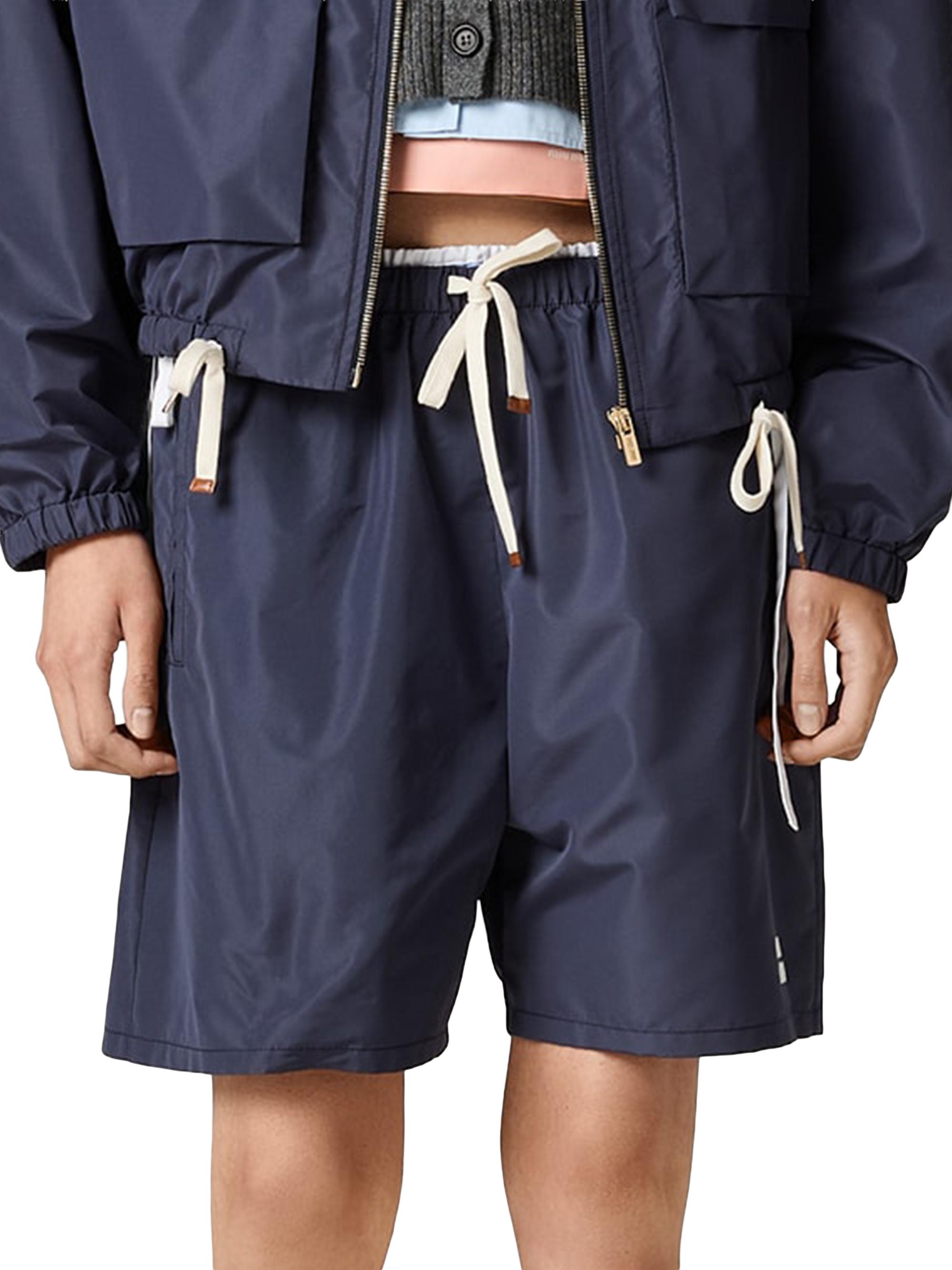 Miu Miu Technical Fabric Bermuda Shorts | Saks Fifth Avenue