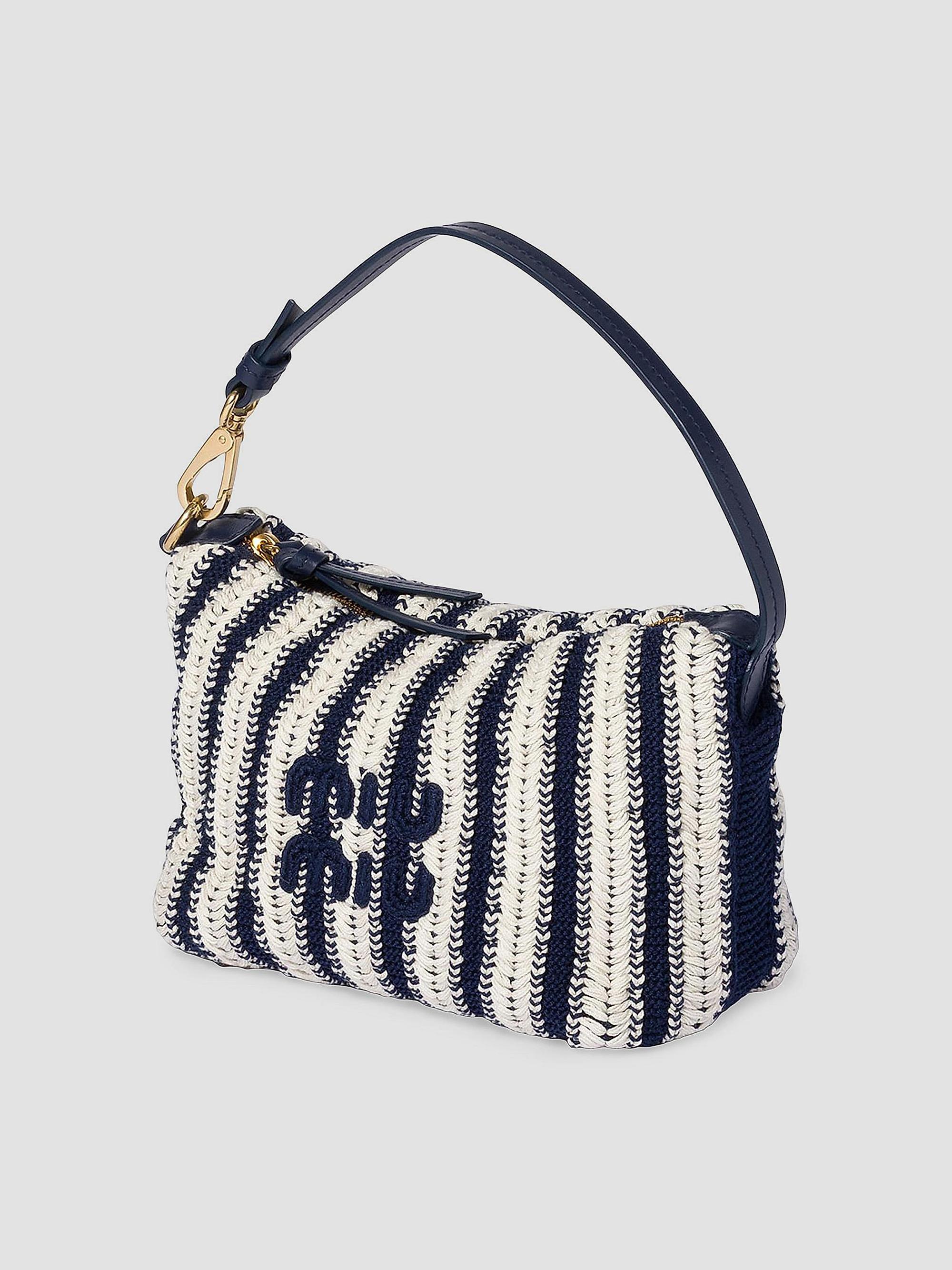 Miu Miu Crochet and Leather Pouch | Saks Fifth Avenue