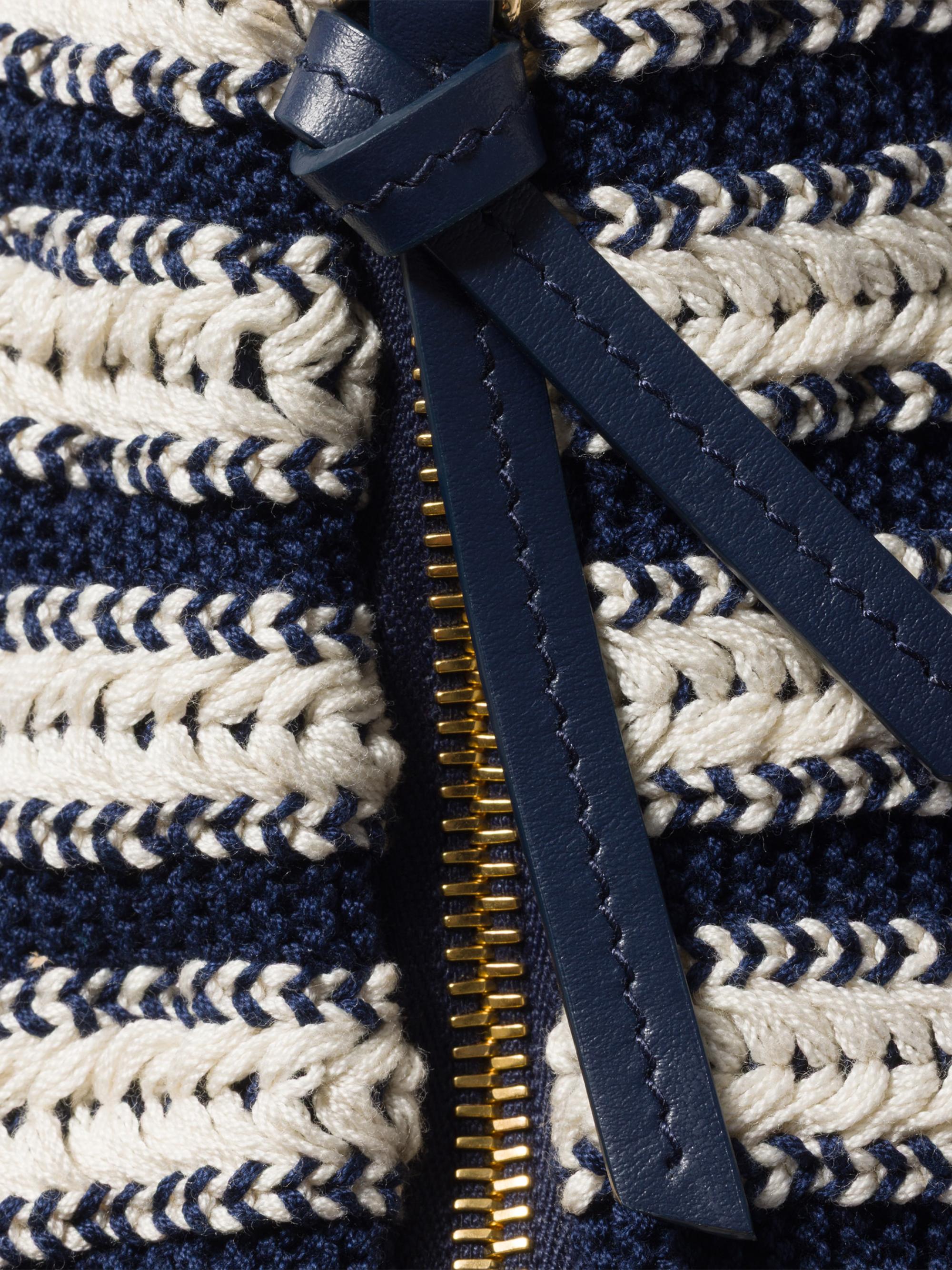 Miu Miu Crochet and Leather Pouch | Saks Fifth Avenue