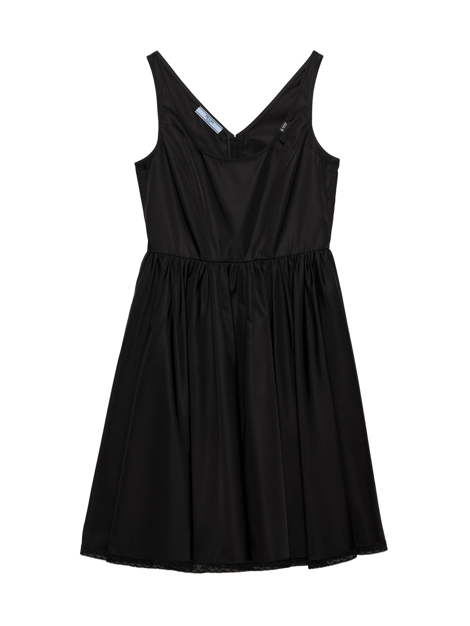 Prada Women's Nylon Mini-Dress - Black - Women's Clothing
