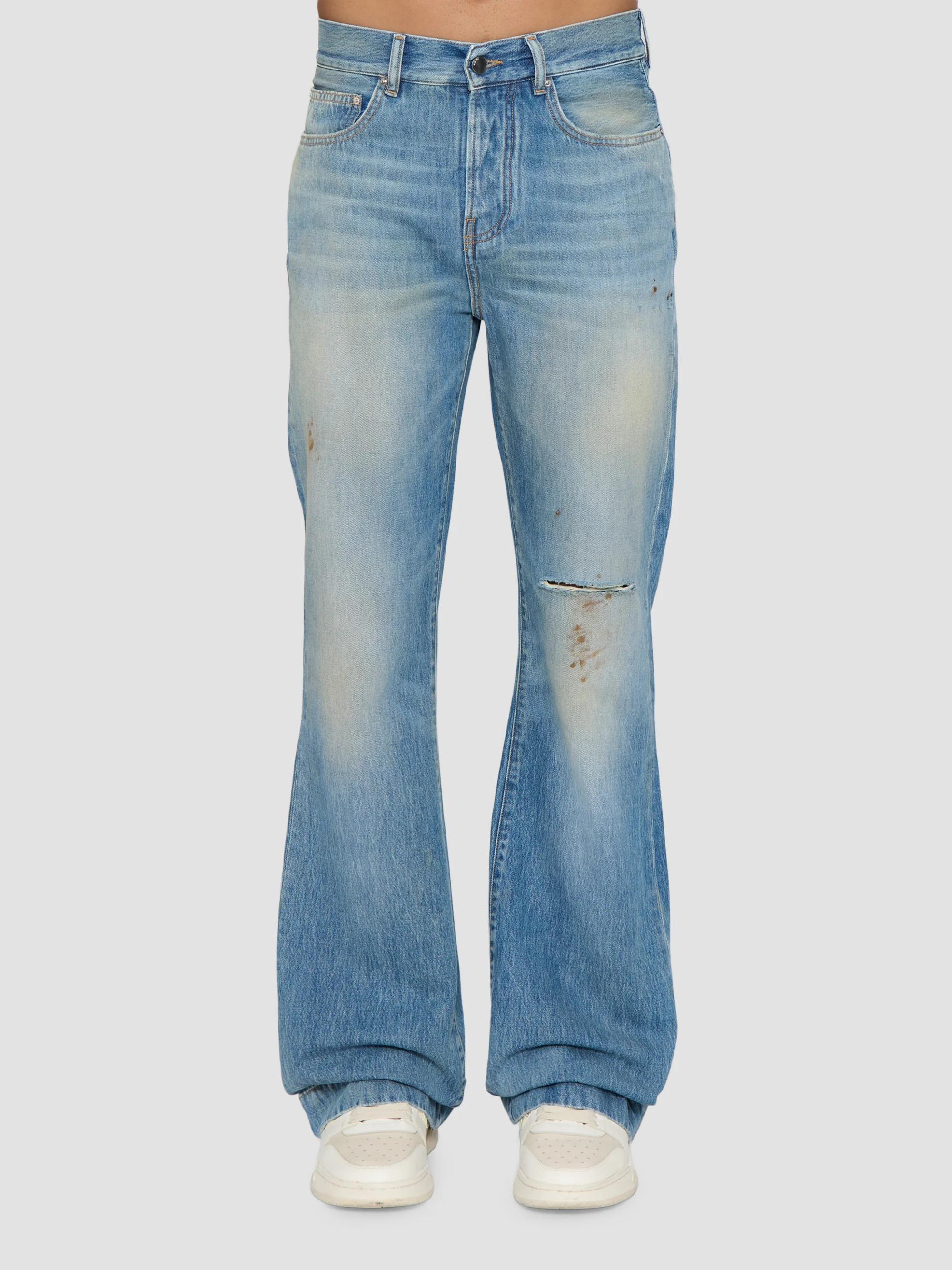 Amiri Distressed Paisley Skinny Jeans | Saks Fifth Avenue