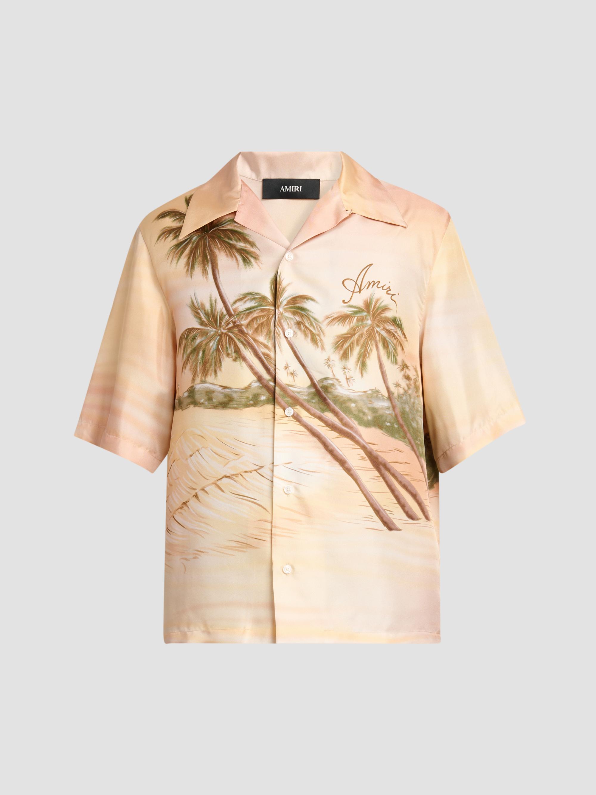 Amiri Palms Printed Silk Camp Shirt | Saks Fifth Avenue