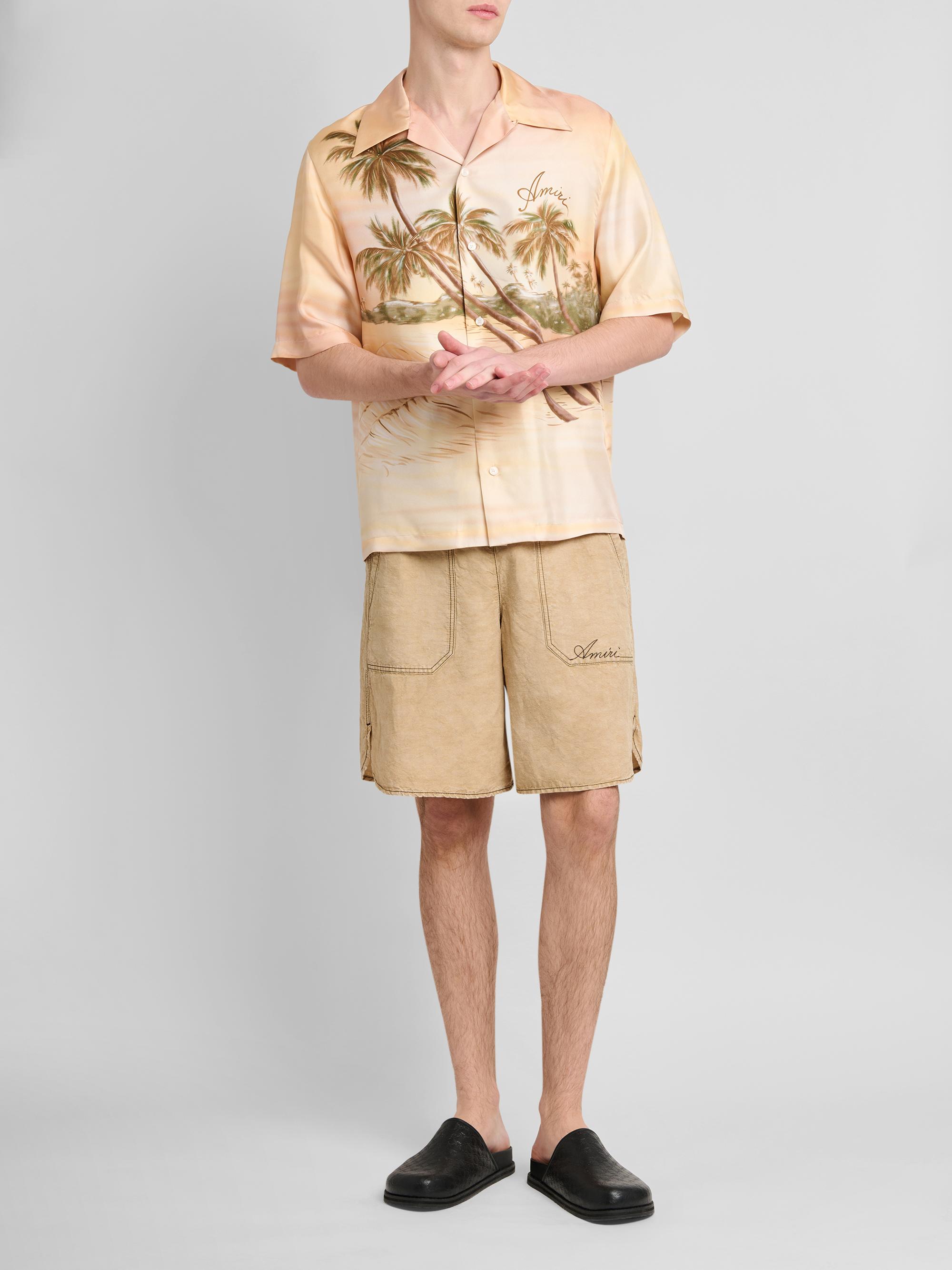 Amiri Palms Printed Silk Camp Shirt | Saks Fifth Avenue
