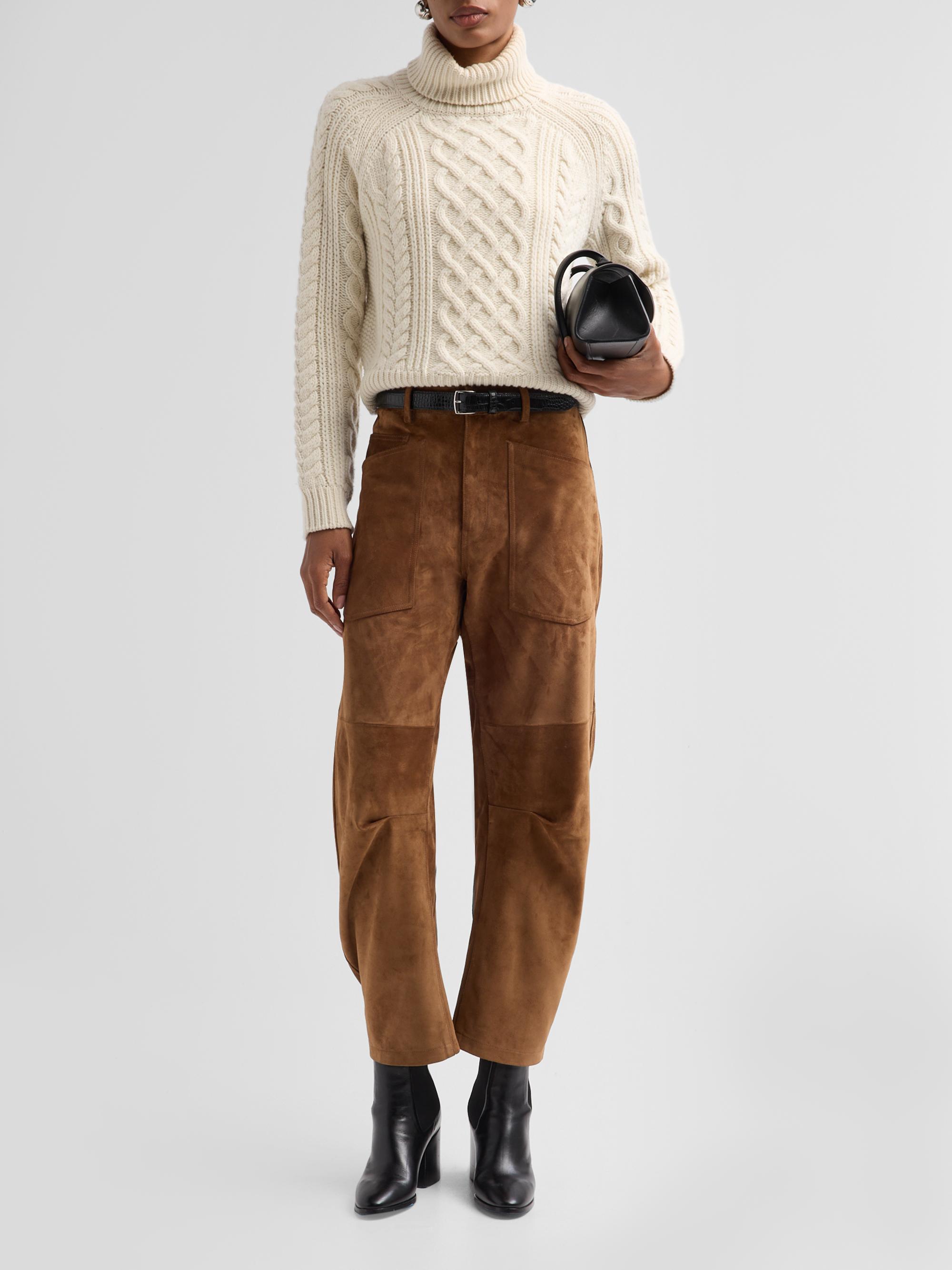 Ezren Wool Cable-Knit Sweater