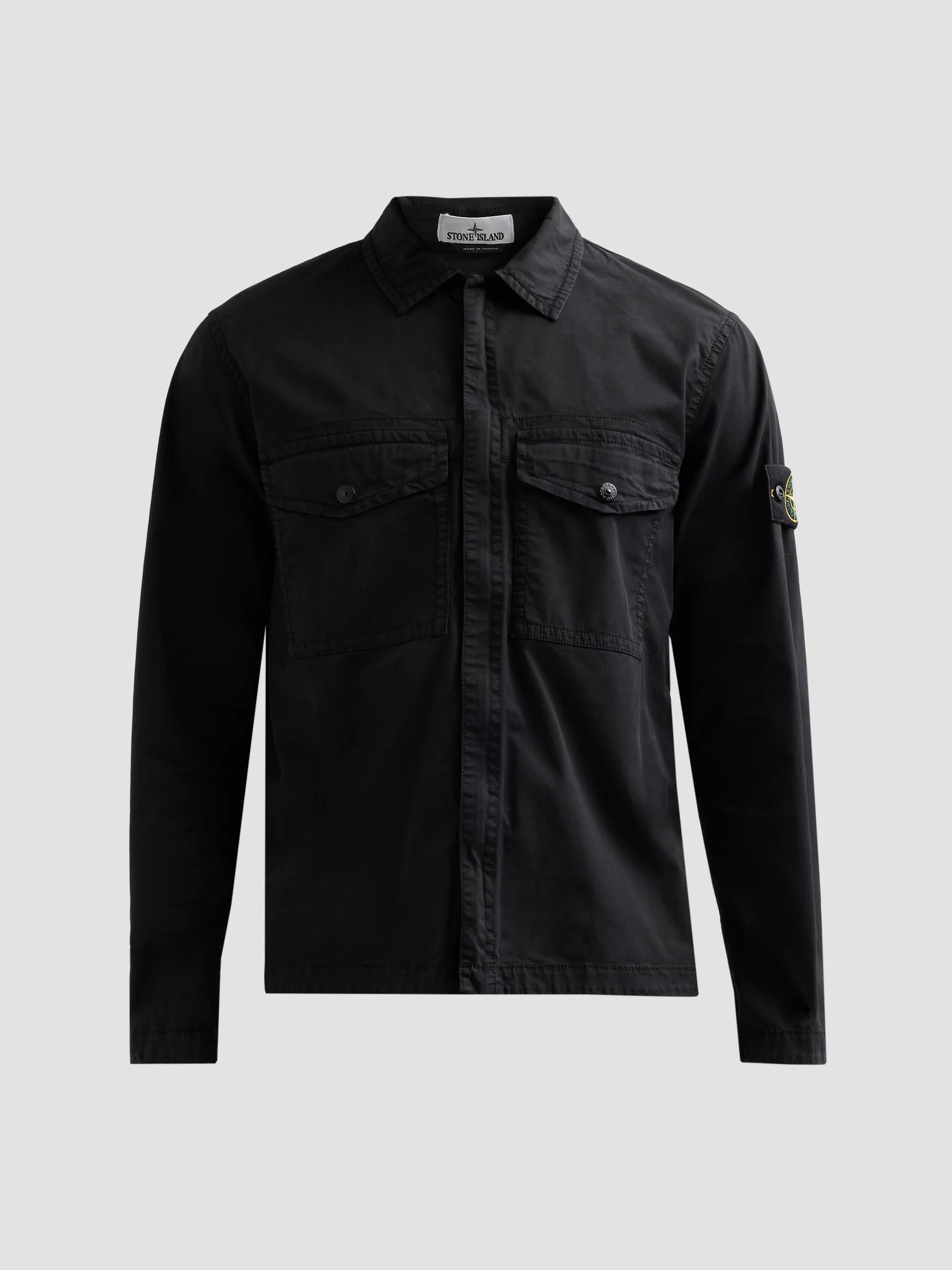 Stone Island Zip-Front Cotton Shirt Jacket | Saks Fifth Avenue