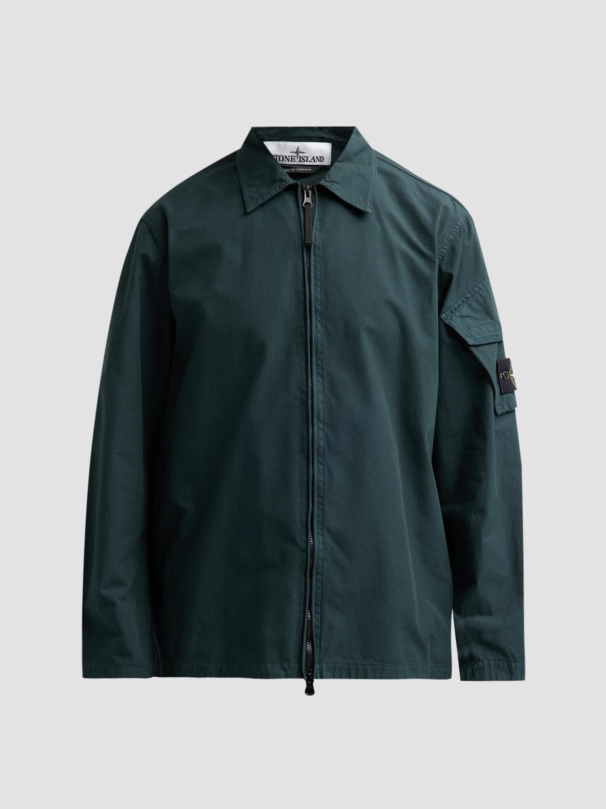 Stone Island Textured Cotton Shirt Jacket | Saks Fifth Avenue