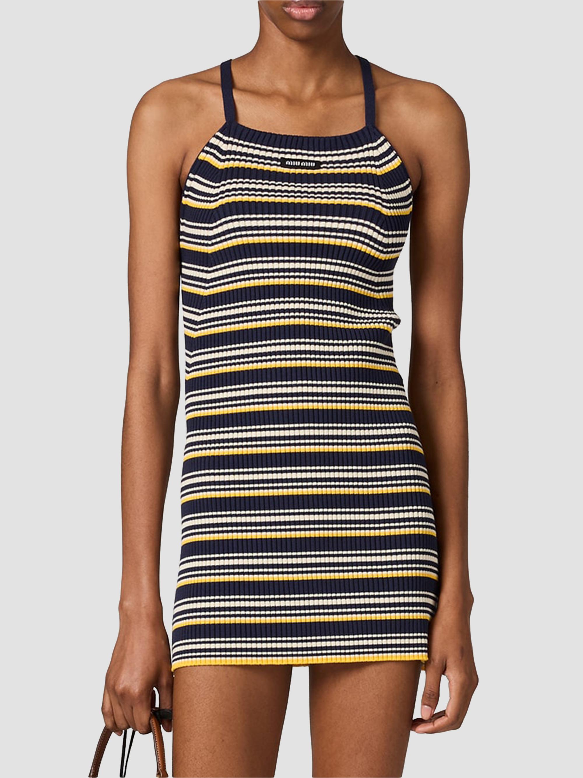 miu miu cotton mini dress Miu Miu