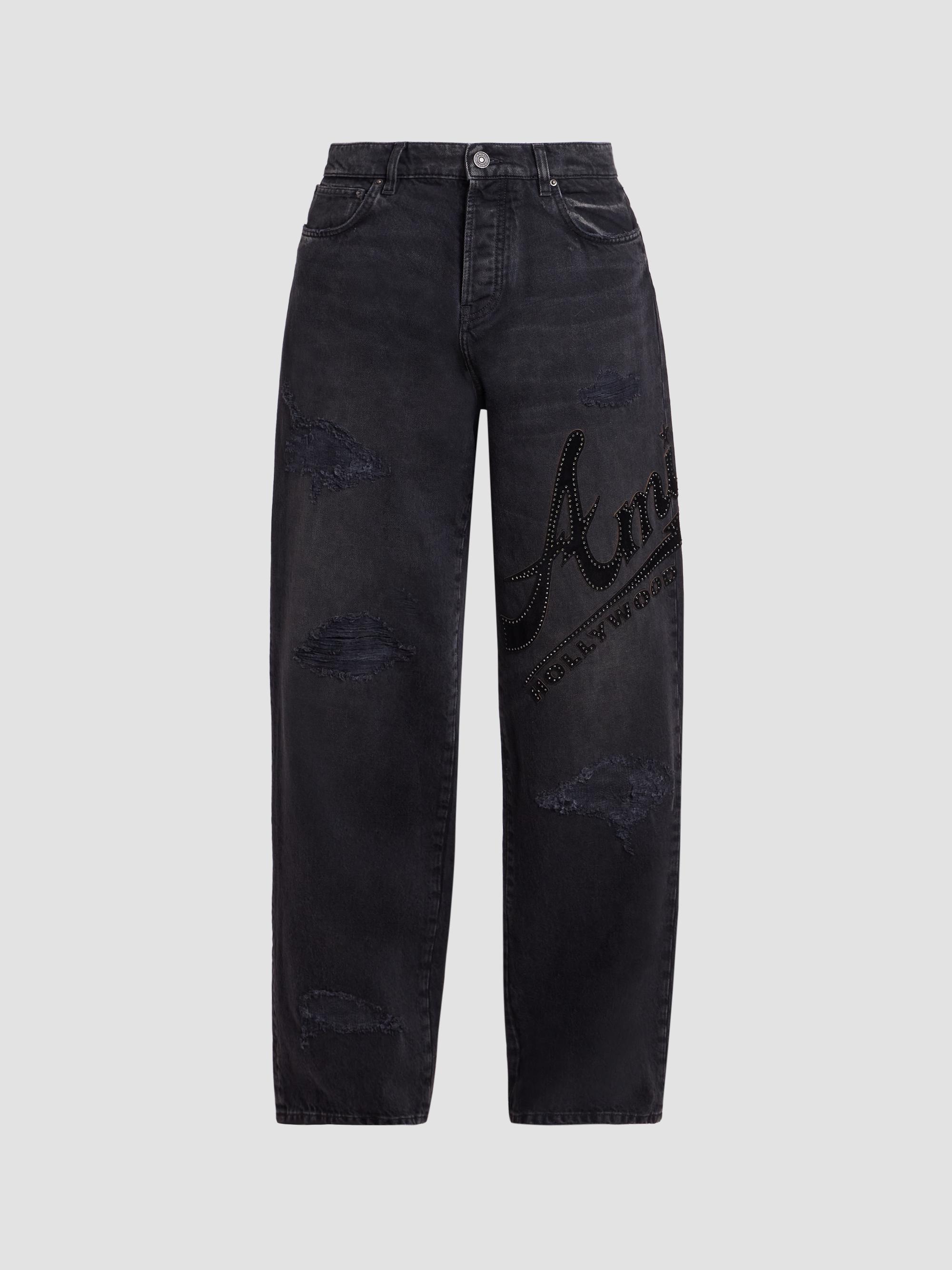 Amiri Distressed Paisley Skinny Jeans | Saks Fifth Avenue