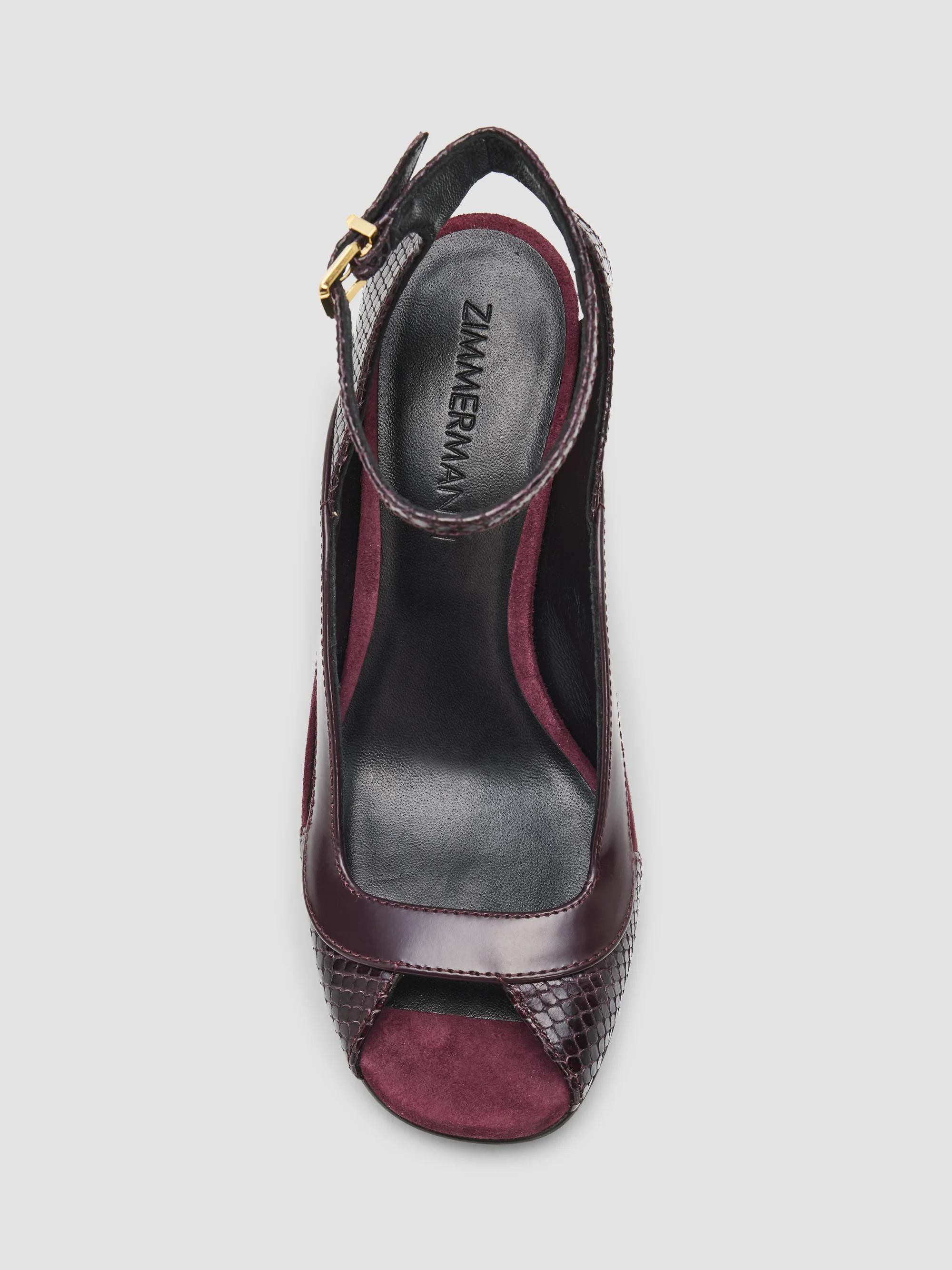 Zimmermann Marvi 75MM Leather Sandals | Saks Fifth Avenue