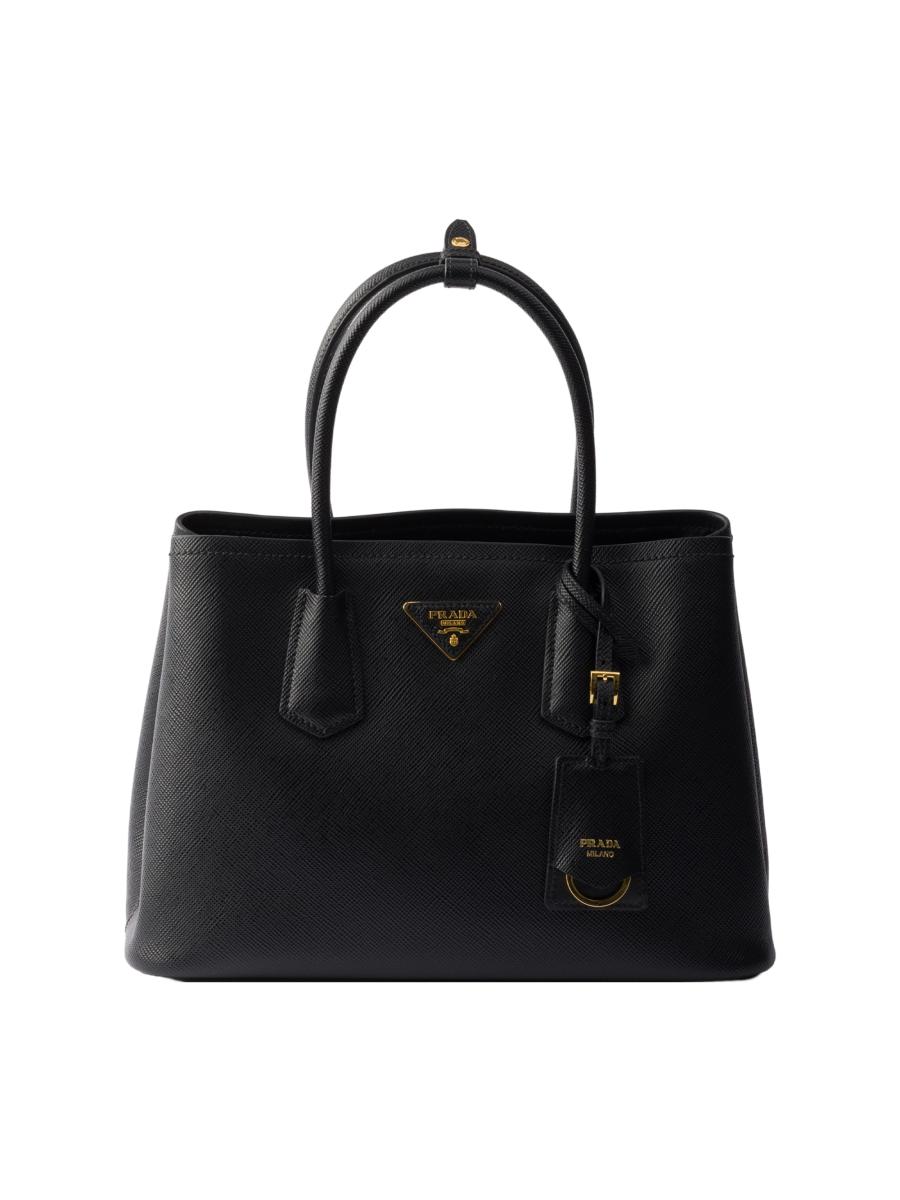 Prada Double Saffiano Leather Top Handle Bag | Saks Fifth Avenue