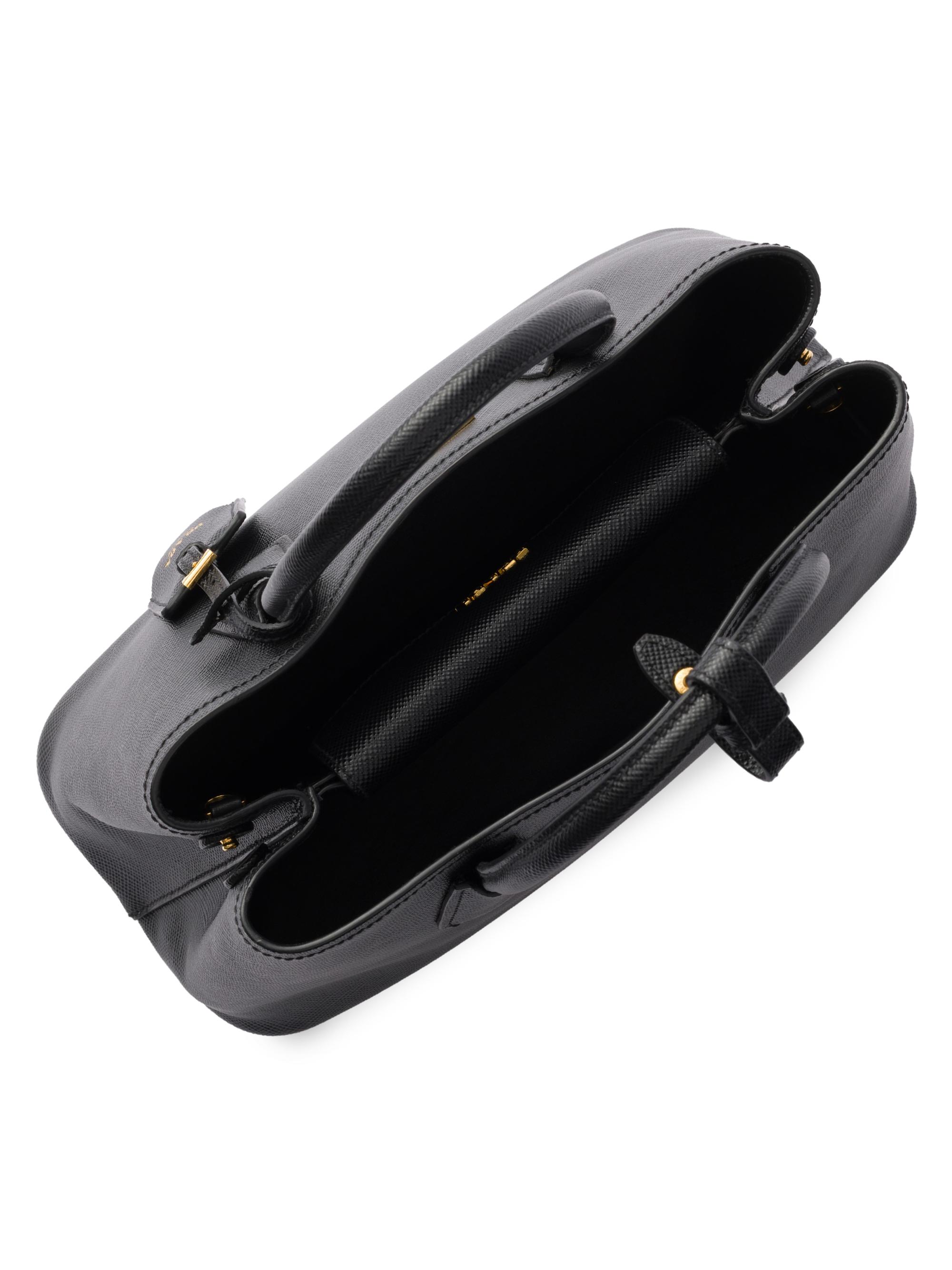 Prada Double Saffiano Leather Top Handle Bag | Saks Fifth Avenue