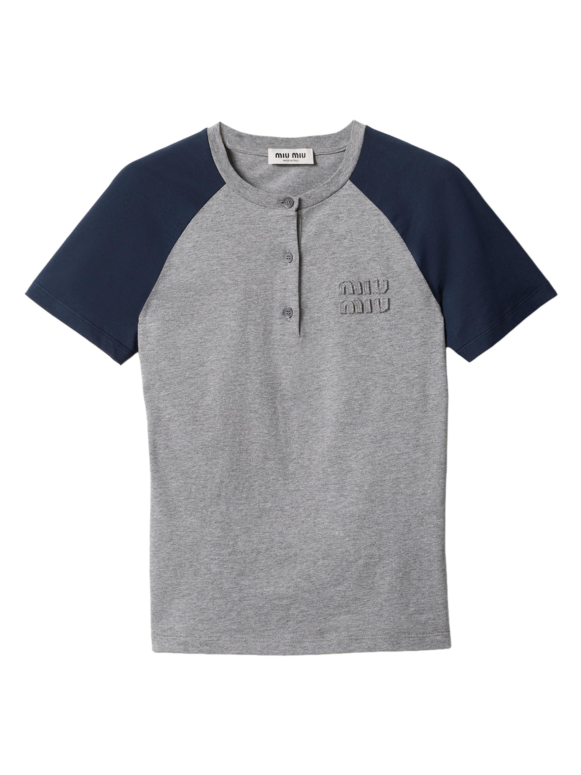 Miu Miu Petit Bateau x Miu Miu Ribbed Jersey T-Shirt | Saks Fifth