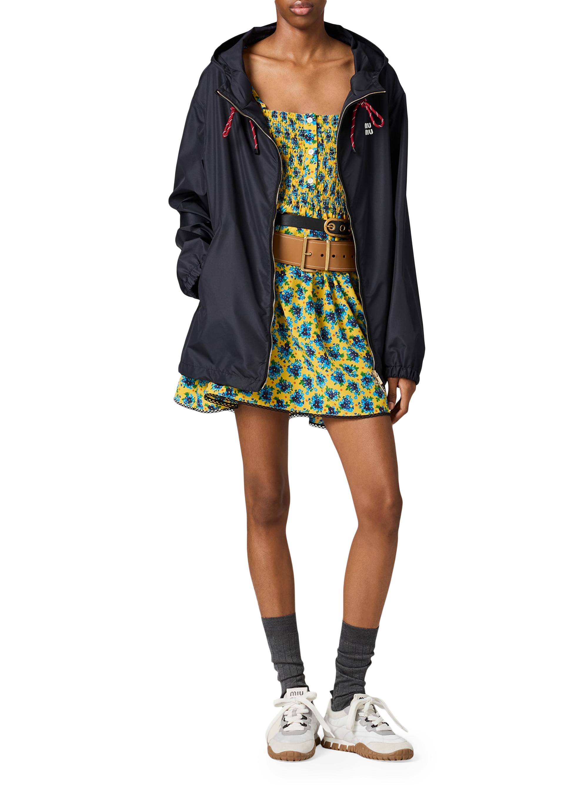 Miu Miu Technical Fabric Blouson Jacket | Saks Fifth Avenue