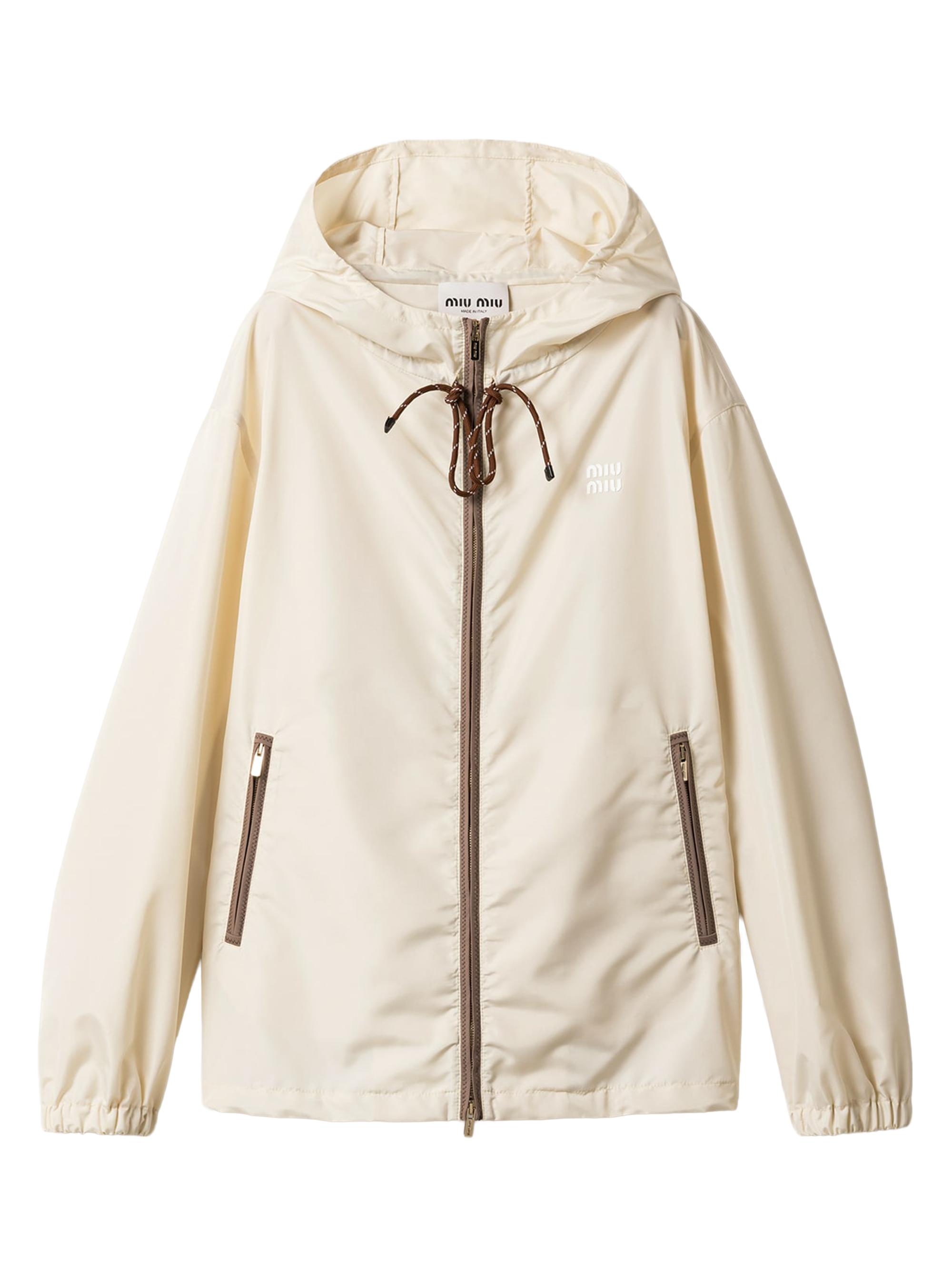 Miu Miu Women's Technical Fabric Blouson Jacket - Yellow
