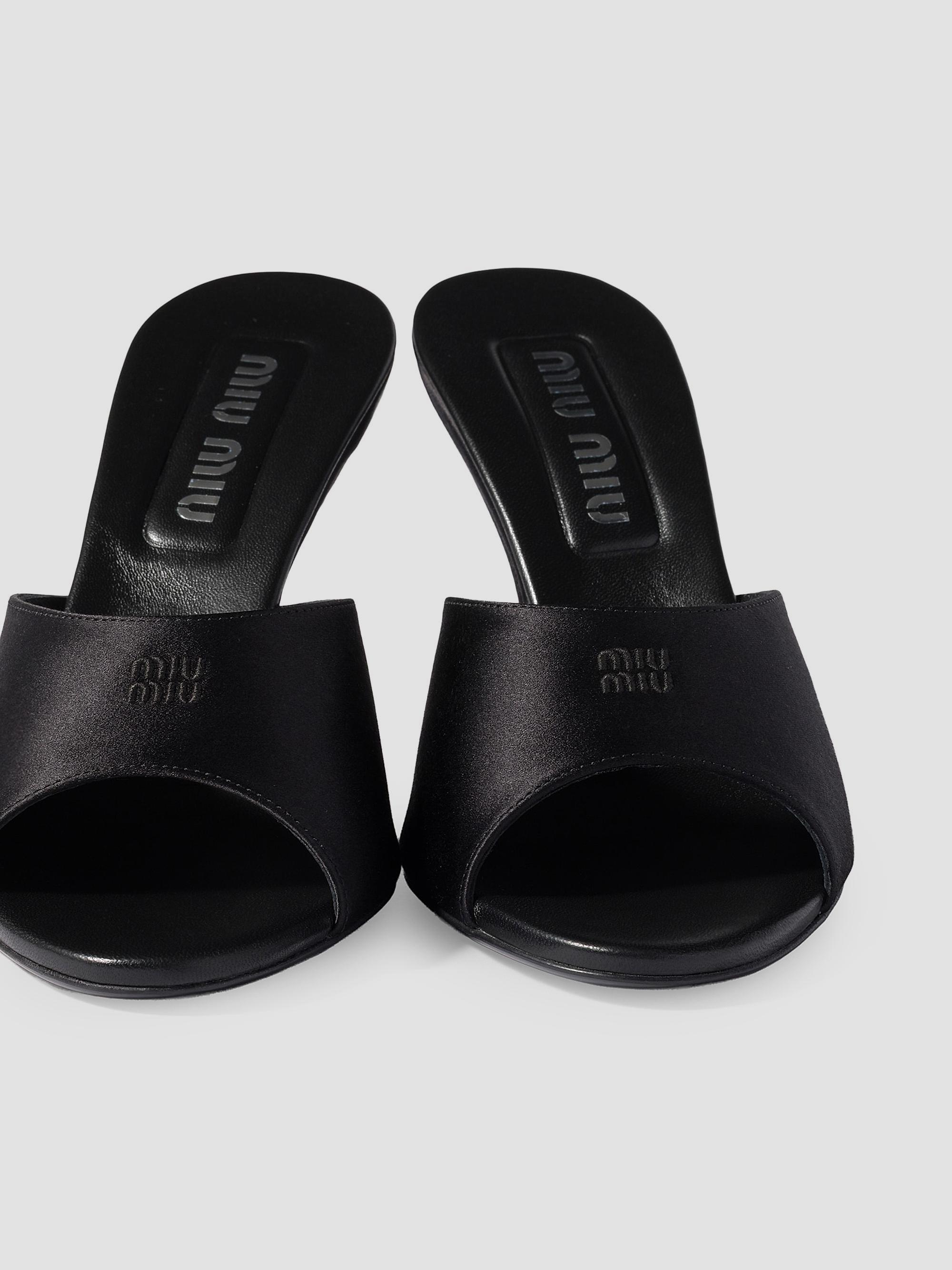 Miu Miu Satin Sandals | Saks Fifth Avenue