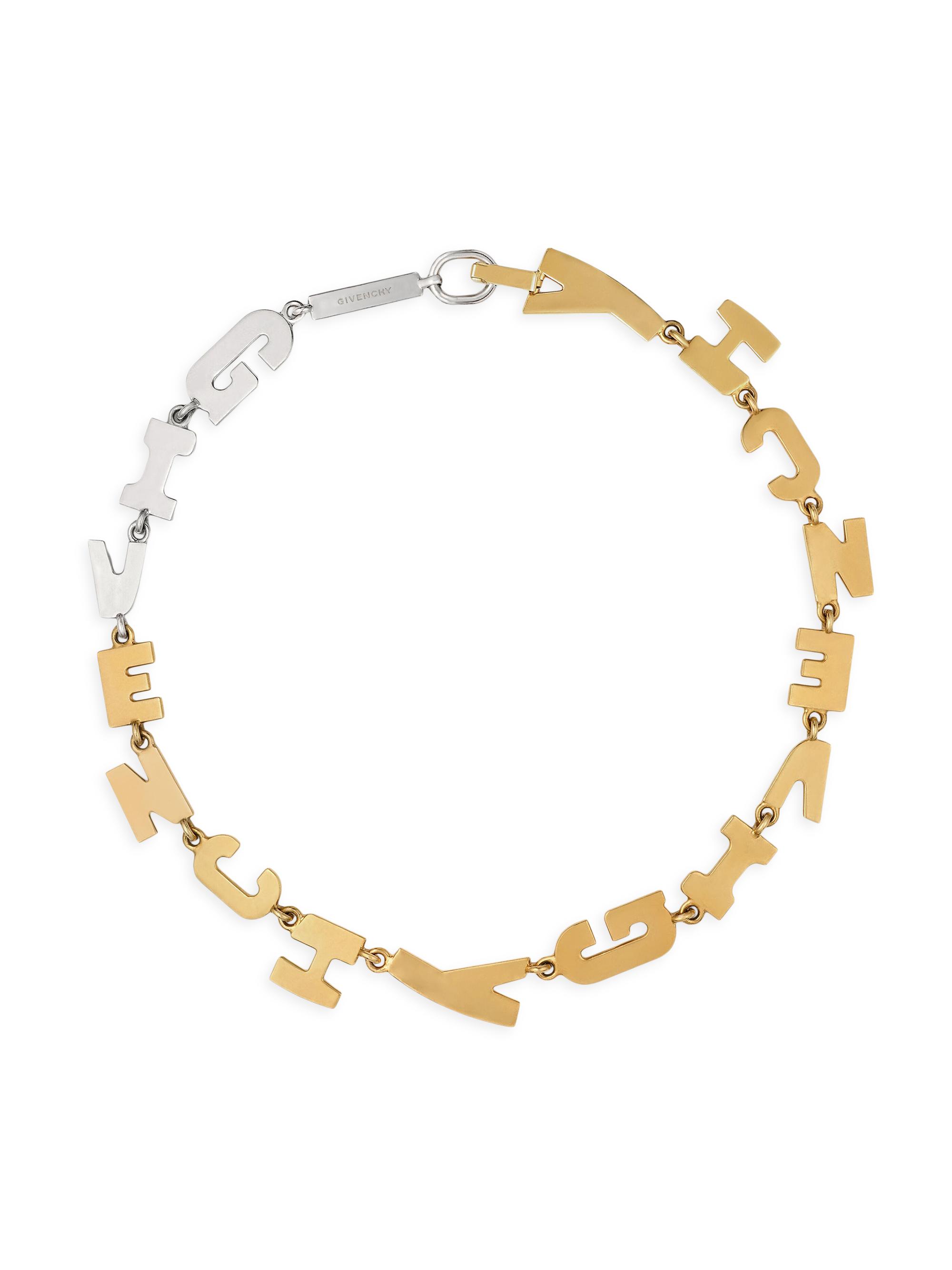 Givenchy Letters Necklace in Metal | Saks Fifth Avenue