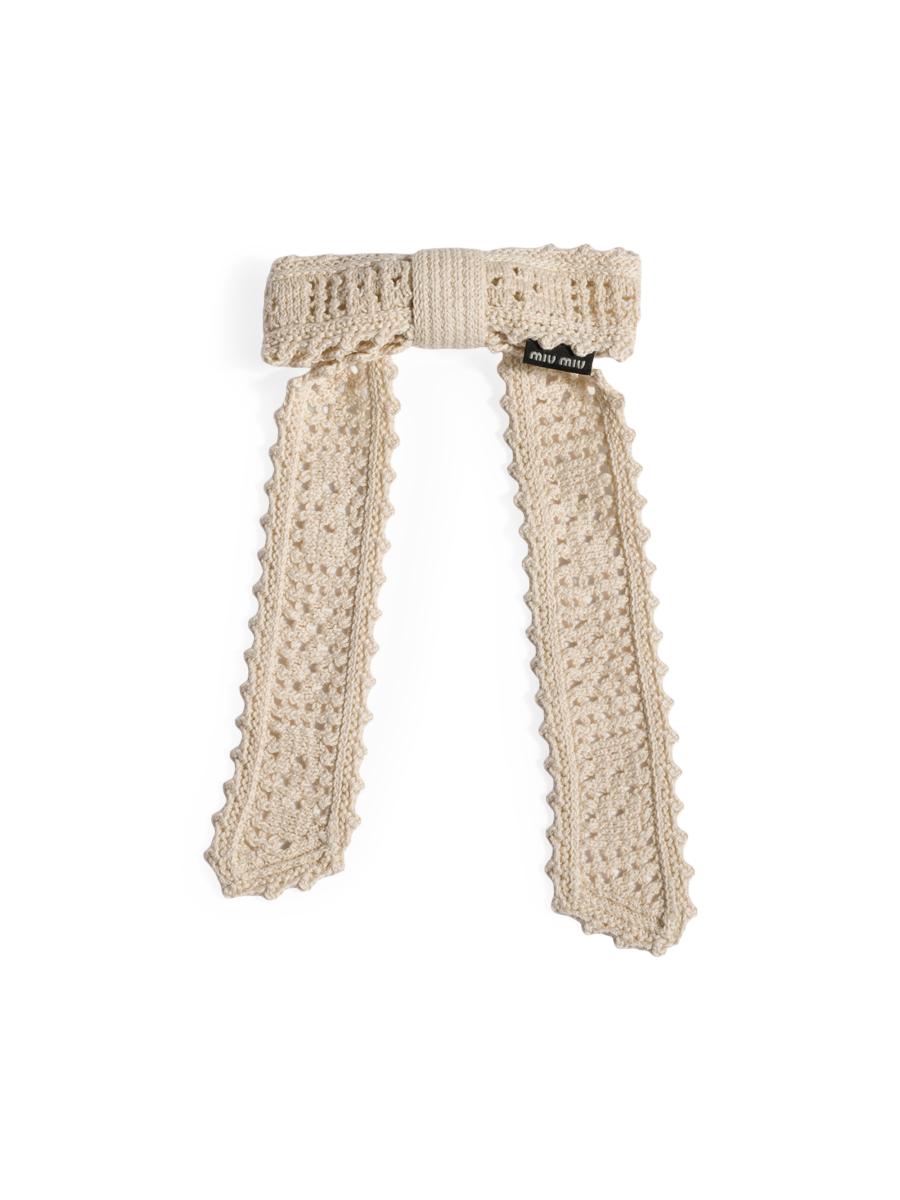 Miu Miu Women's Cotton Hair Clip