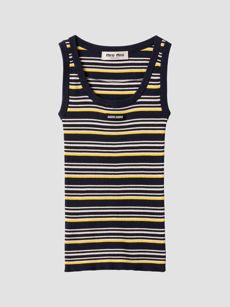 Miu Miu Cotton Tank Top | Saks Fifth Avenue