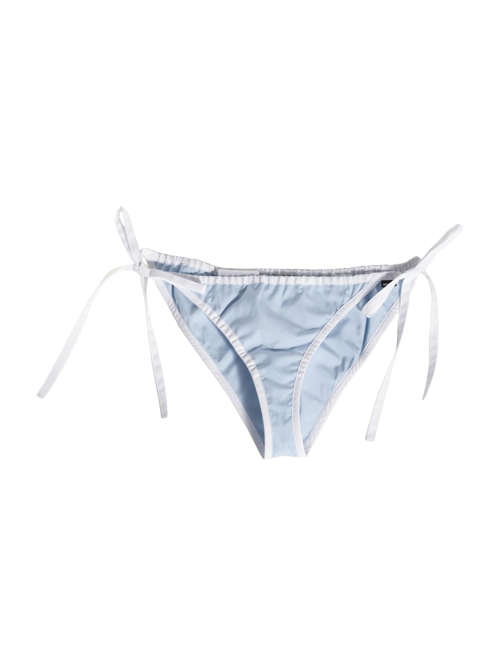Miu Miu Women's Poplin Bikini Briefs - Blue