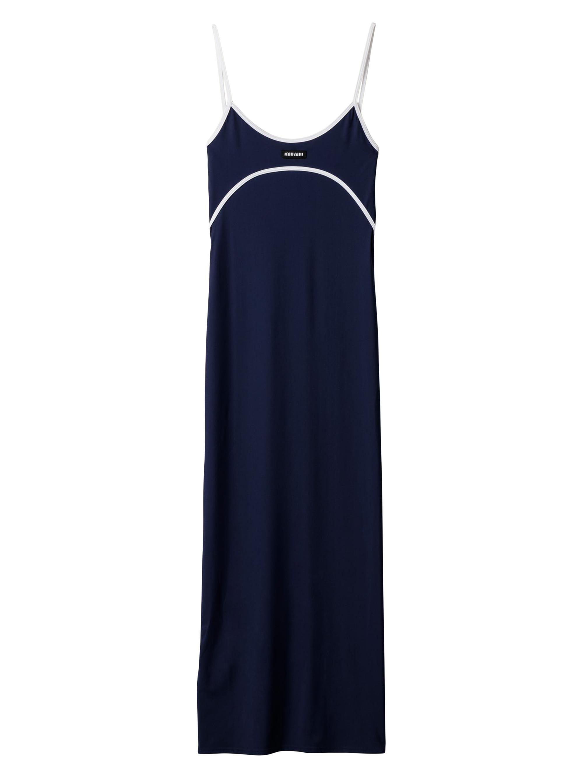 Women's Stretch Jersey Midi-Dress - Blue