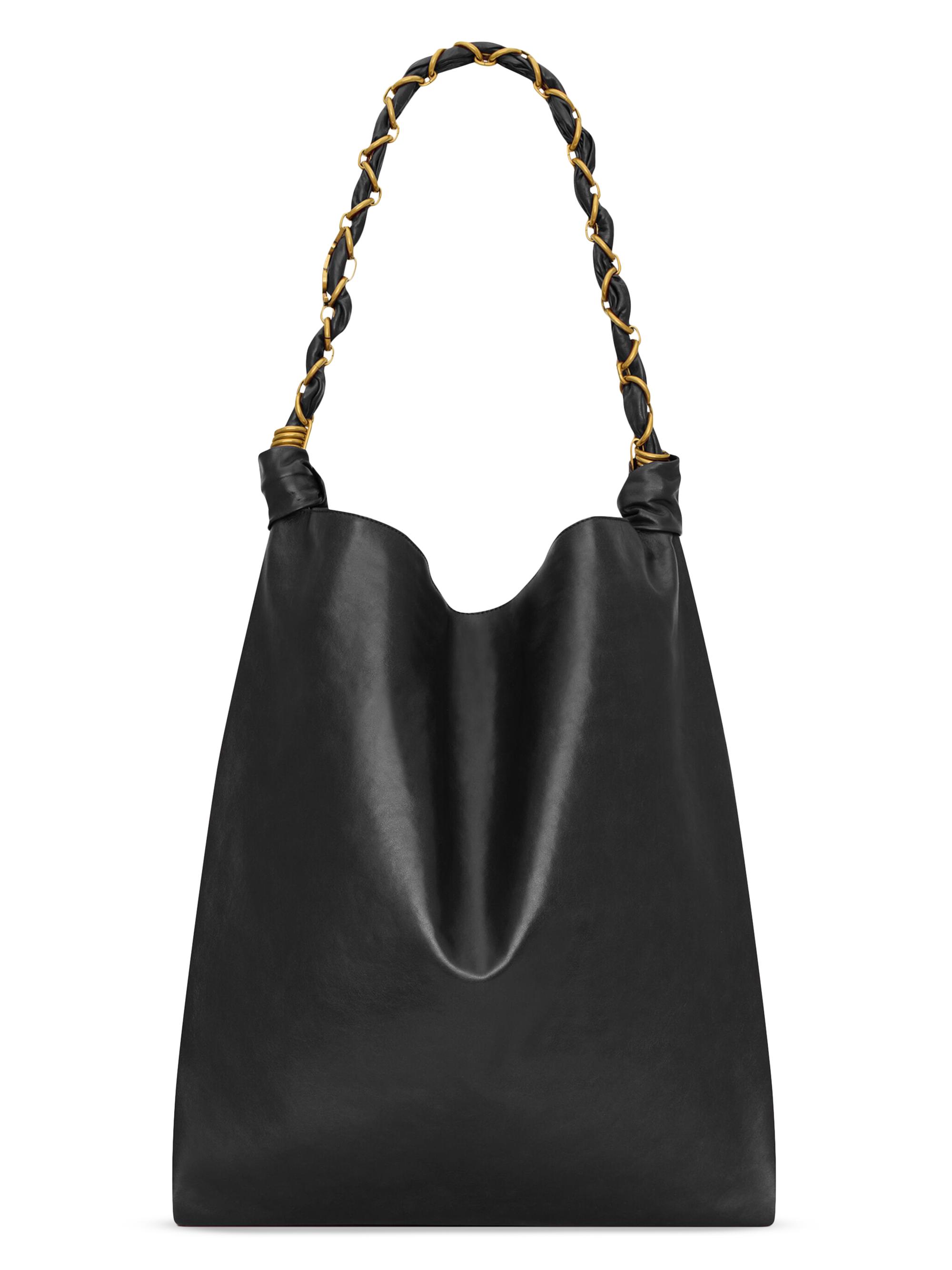 Saint Laurent Women's Amalia Shoulder Bag in Smooth Leather - Black