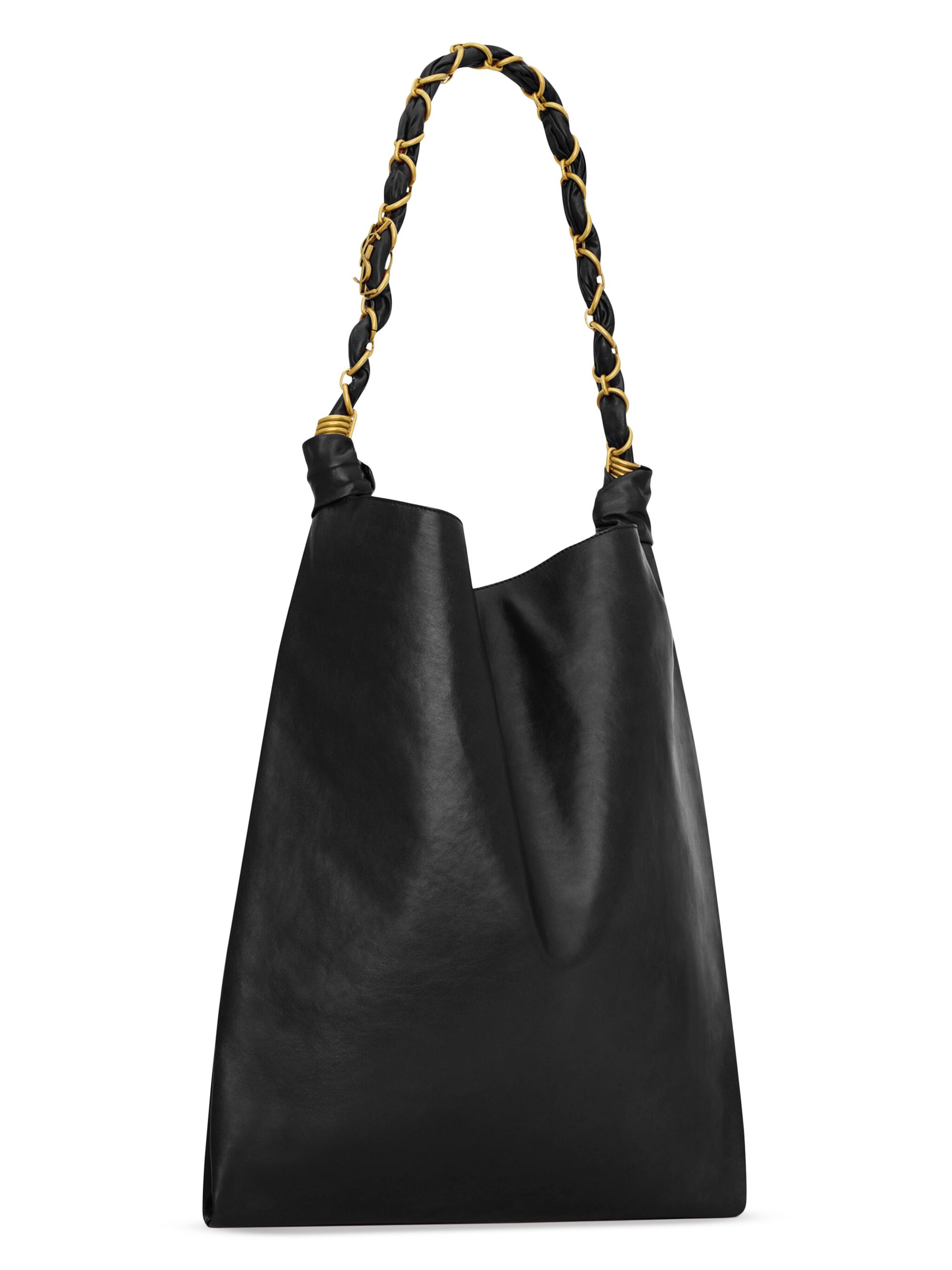 Saint Laurent Women's Amalia Shoulder Bag in Smooth Leather - Black | Thumbnail 2