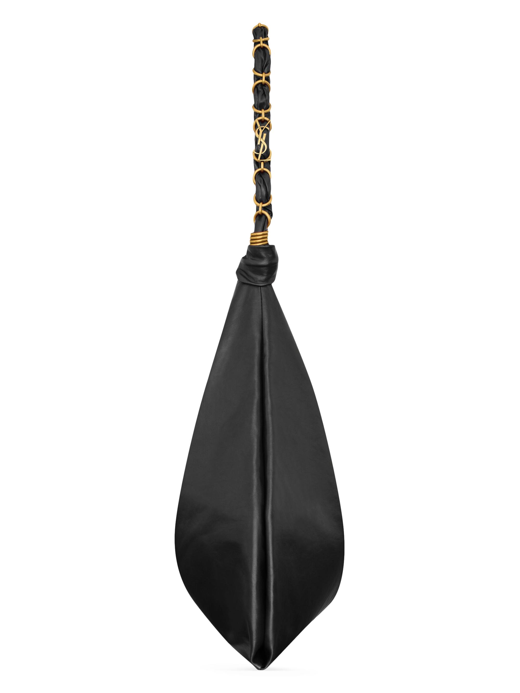 Saint Laurent Women's Amalia Shoulder Bag in Smooth Leather - Black | Thumbnail 3