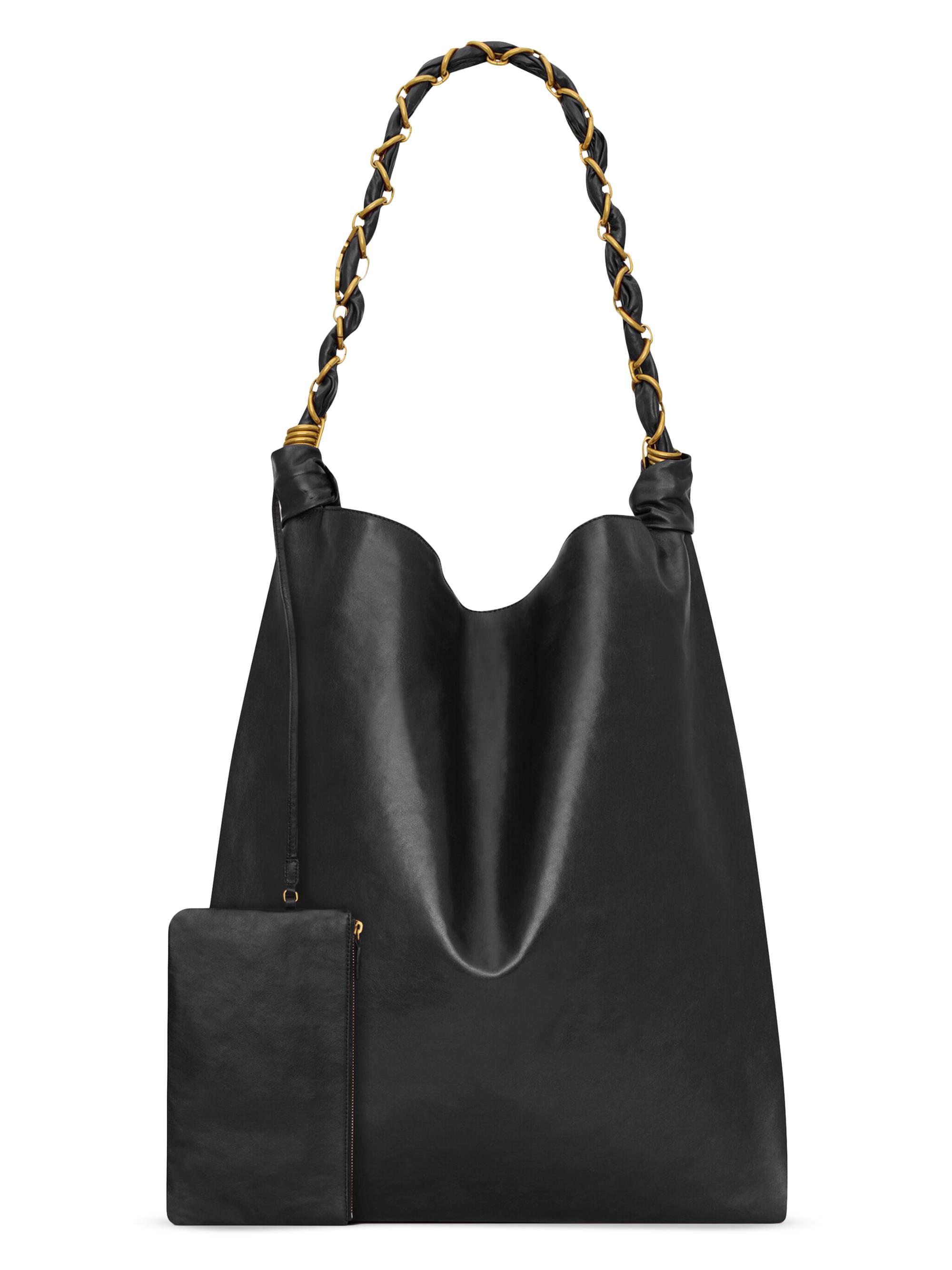 Saint Laurent Women's Amalia Shoulder Bag in Smooth Leather - Black | Thumbnail 5