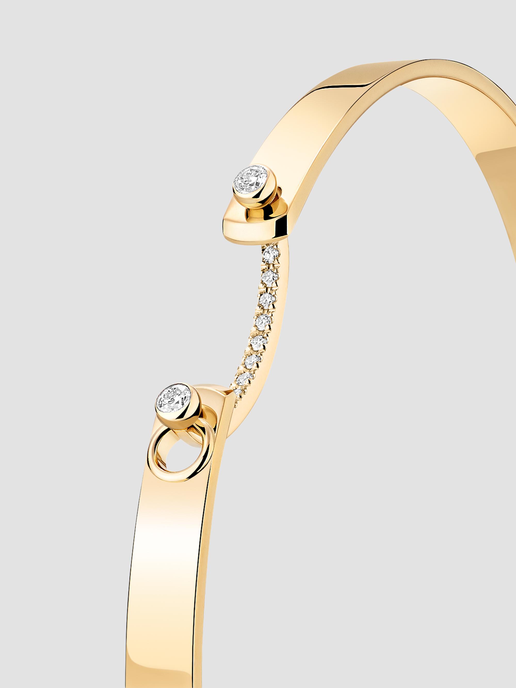 Nouvel Heritage Mood Business Meeting 18K Yellow Gold & 0.11 TCW ...