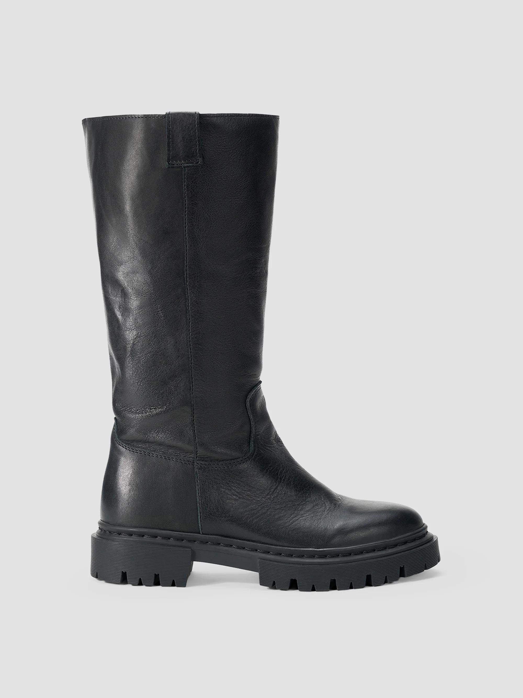 Aquazzura Saint Honore Leather Combat Booties | Saks Fifth Avenue