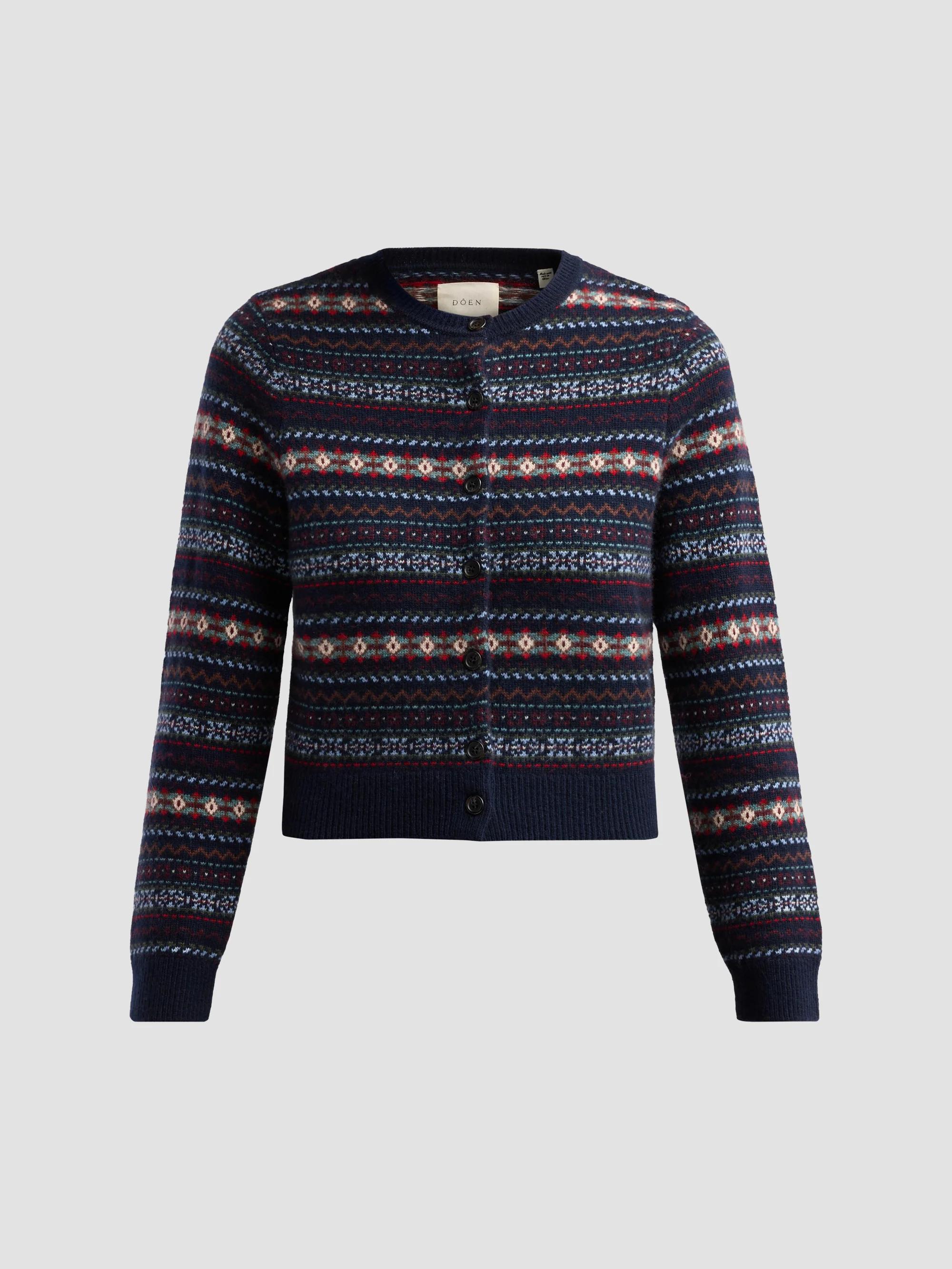 DÔEN Claudie Ruffle Cardigan | Saks Fifth Avenue