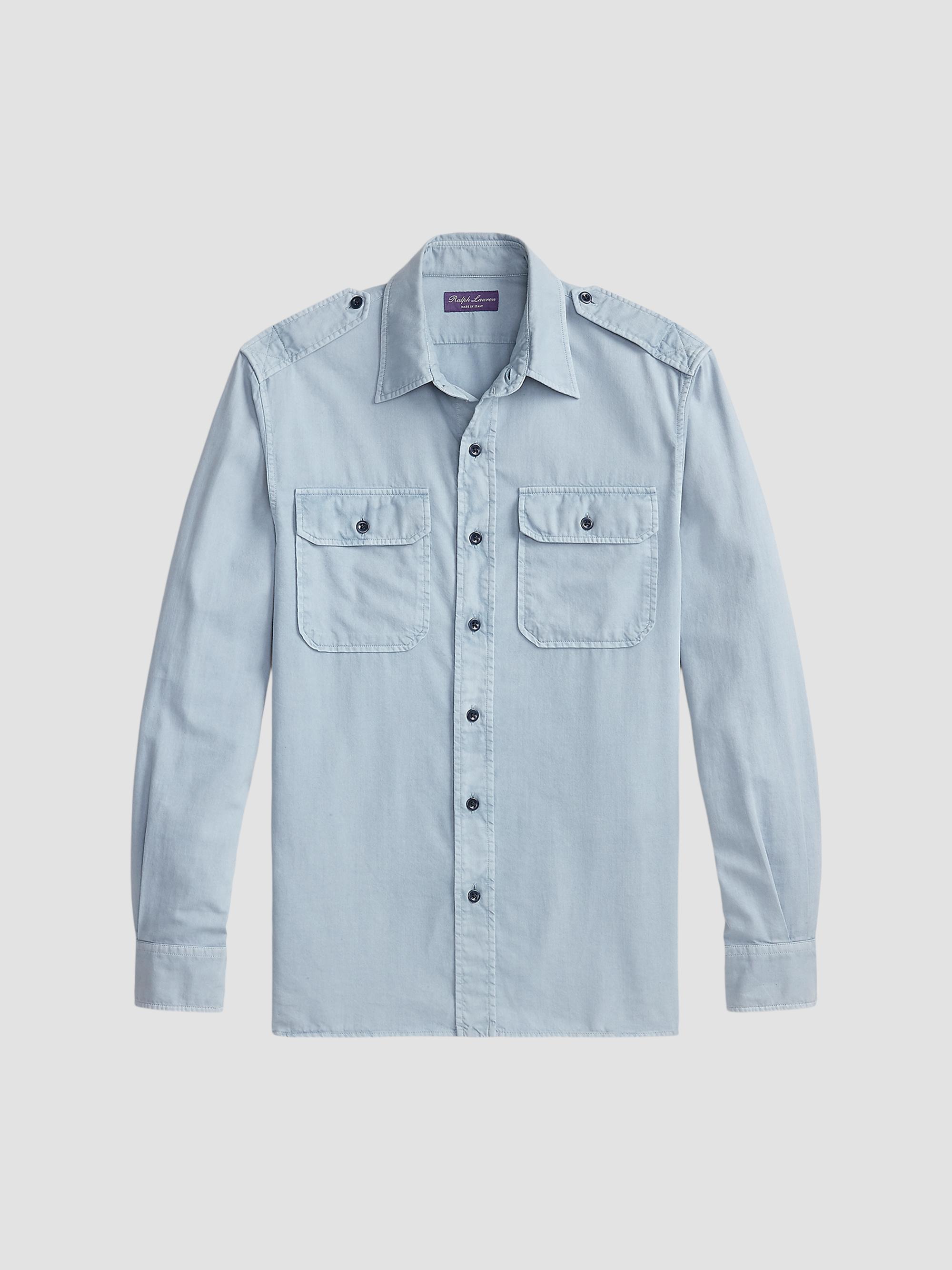 Ralph Lauren Purple Label Cotton Popllin Sport Shirt | Saks Fifth