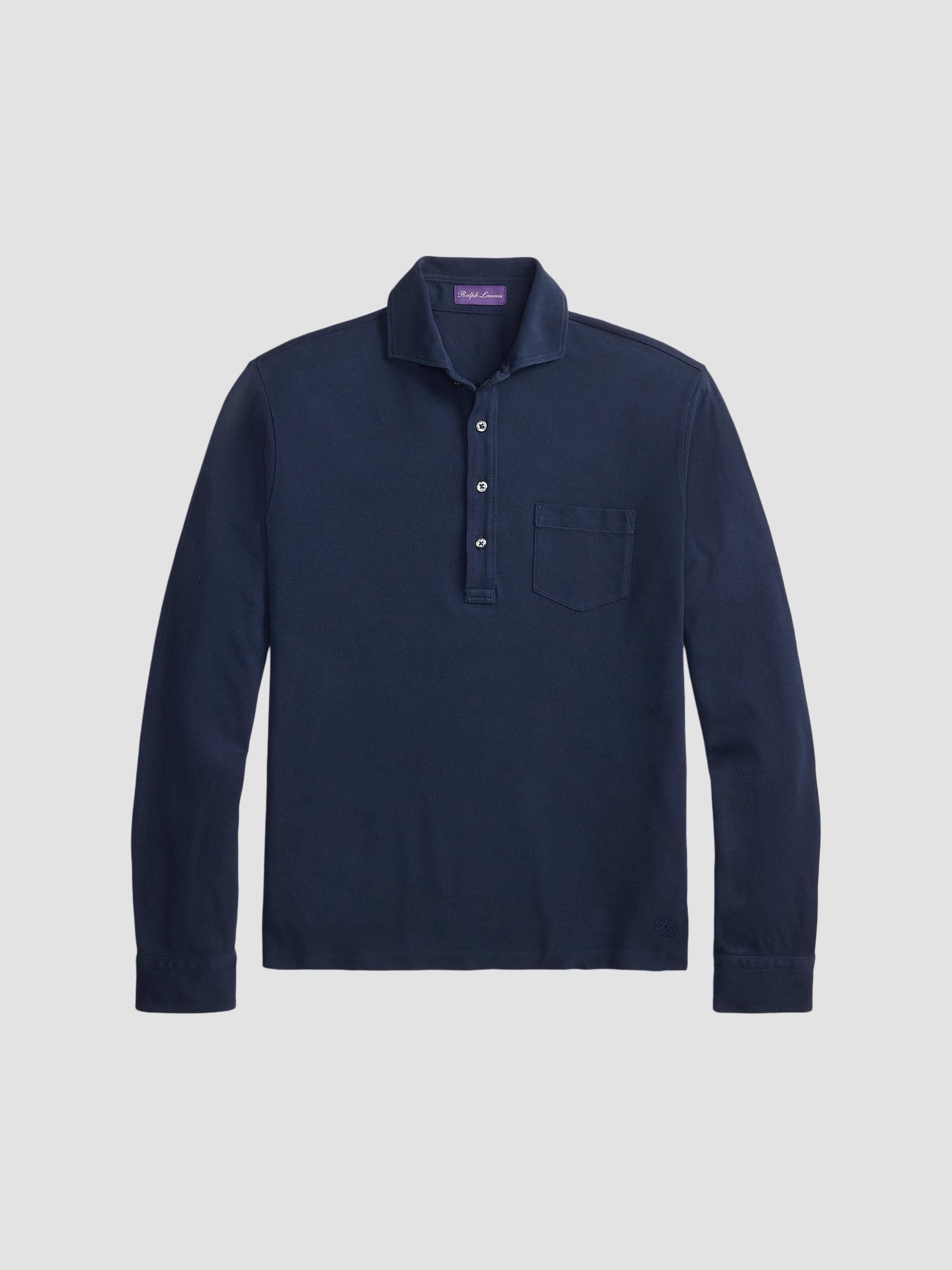 Ralph Lauren Purple Label Cotton Pique Standing Horse Polo | Saks