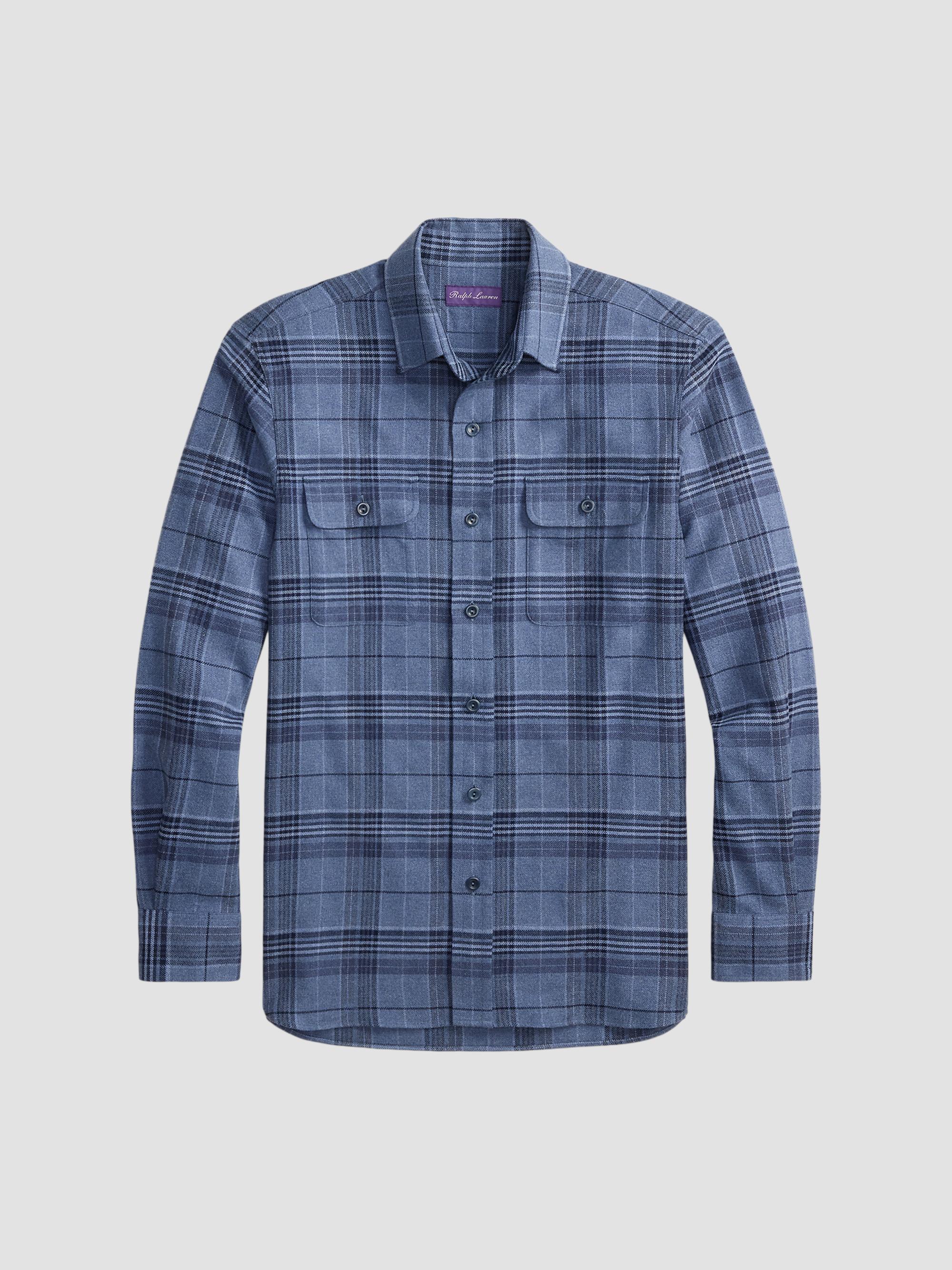 Ralph Lauren Purple Label Striped Linen Shirt | Saks Fifth Avenue
